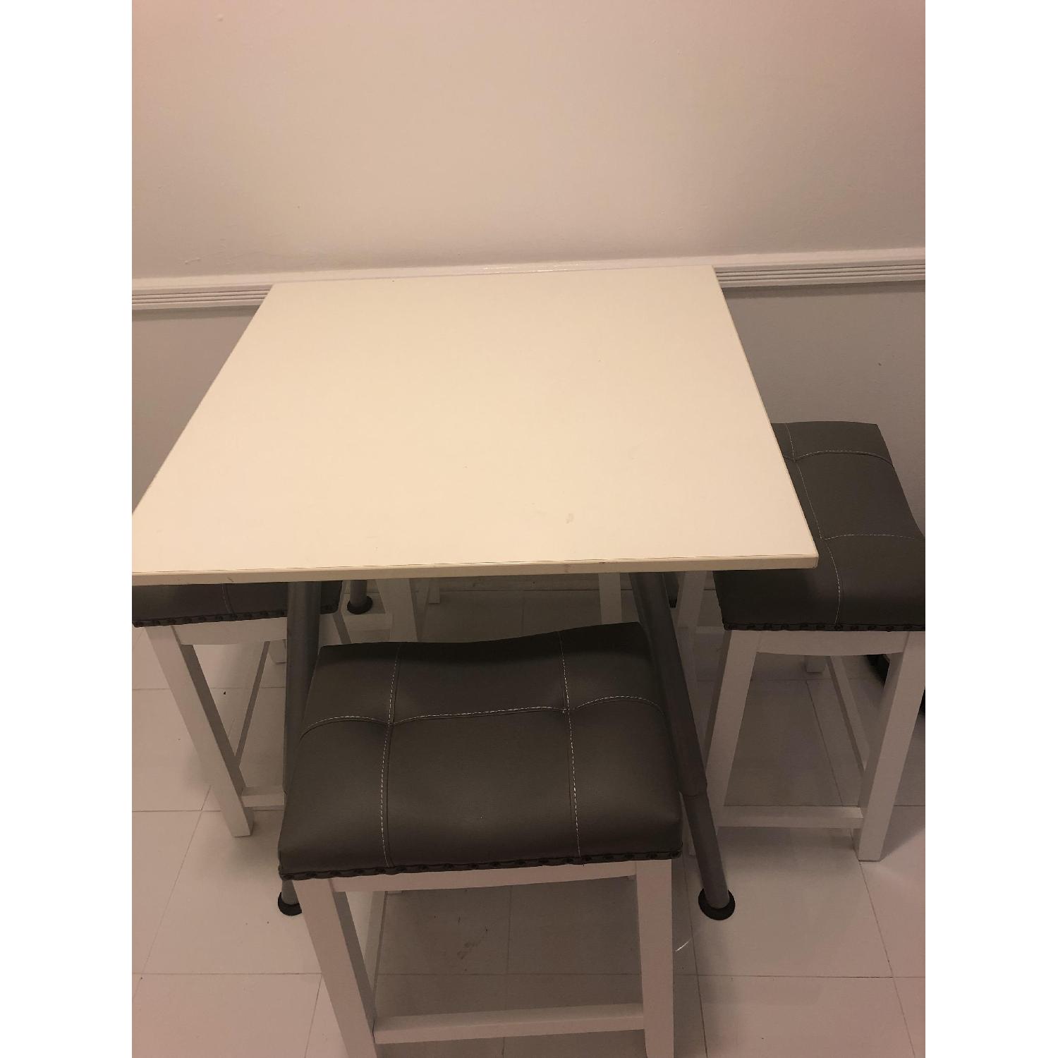 Ikea White Adjustable Height Table AptDeco