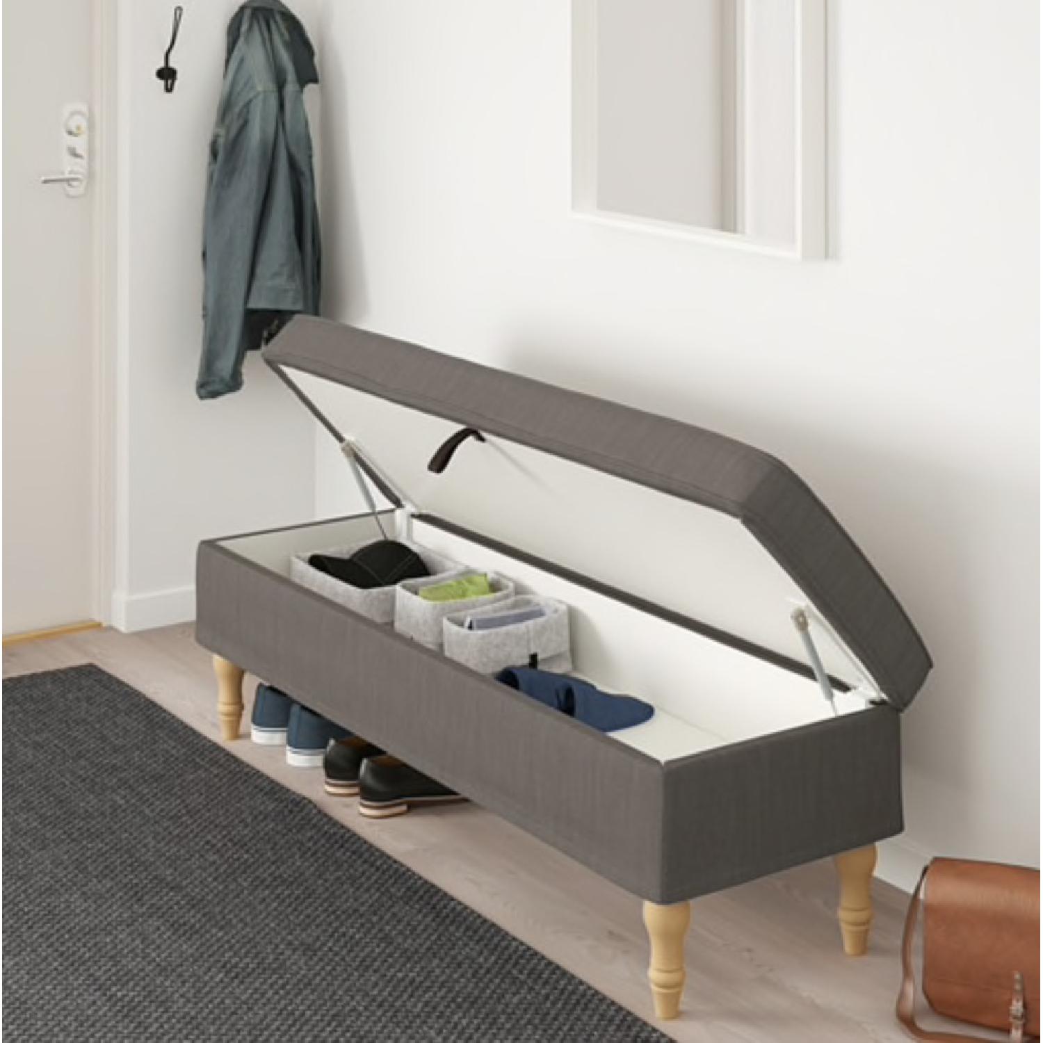 Ikea Grey Stocksund Bench - image-1