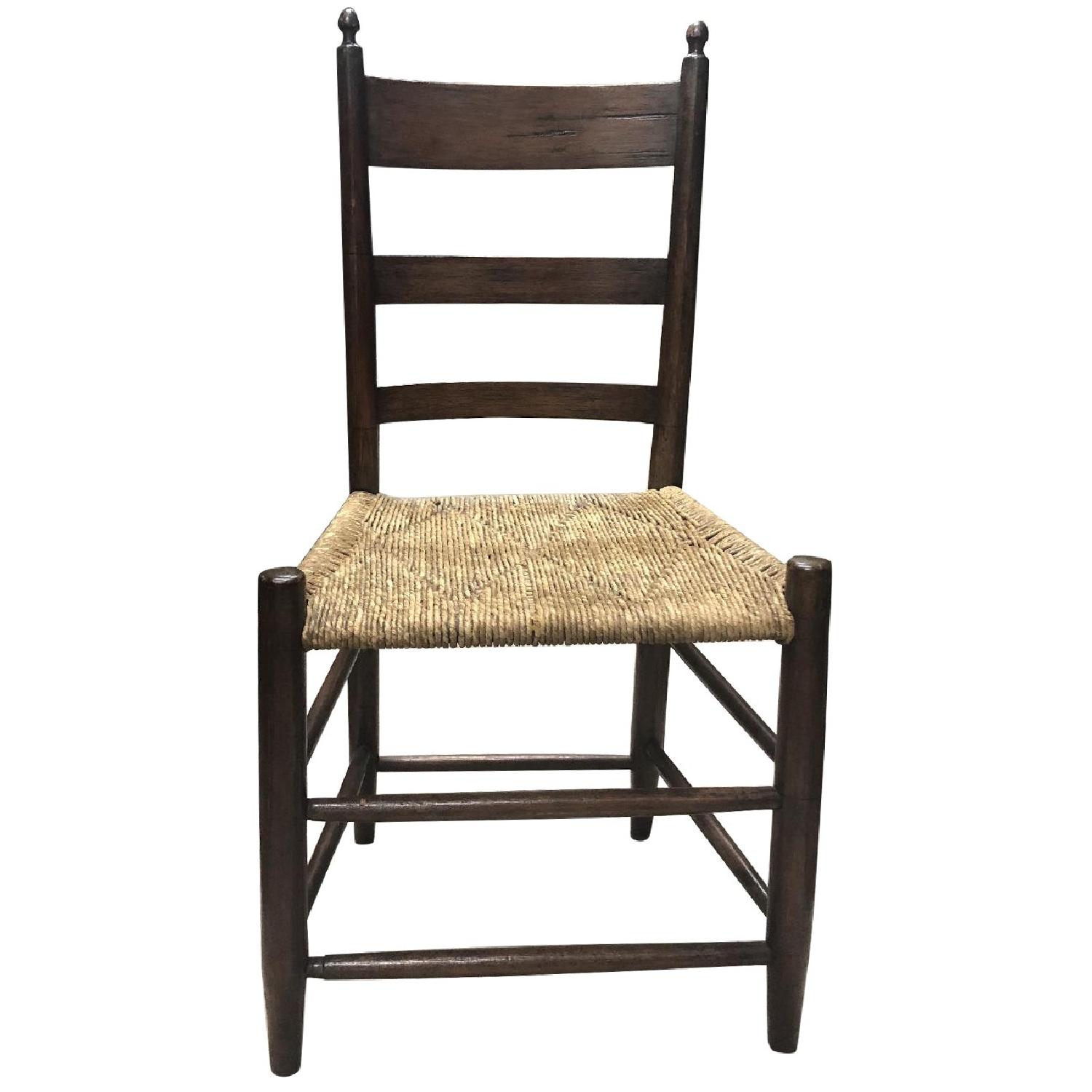 Vintage 19th Century Shaker Chestnut Dining Chairs - image-0
