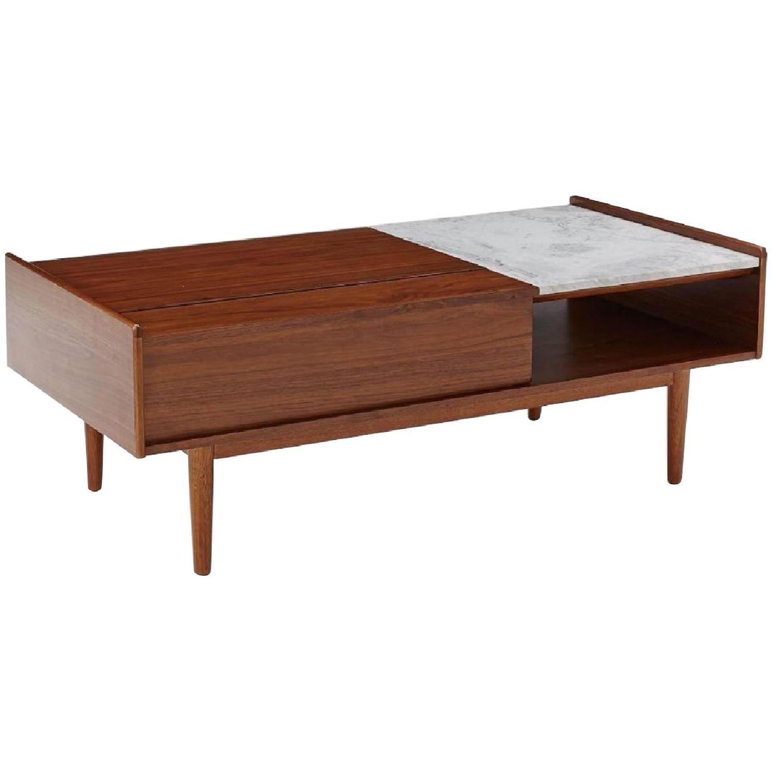 West Elm Mid Century Pop Up Coffee Table AptDeco