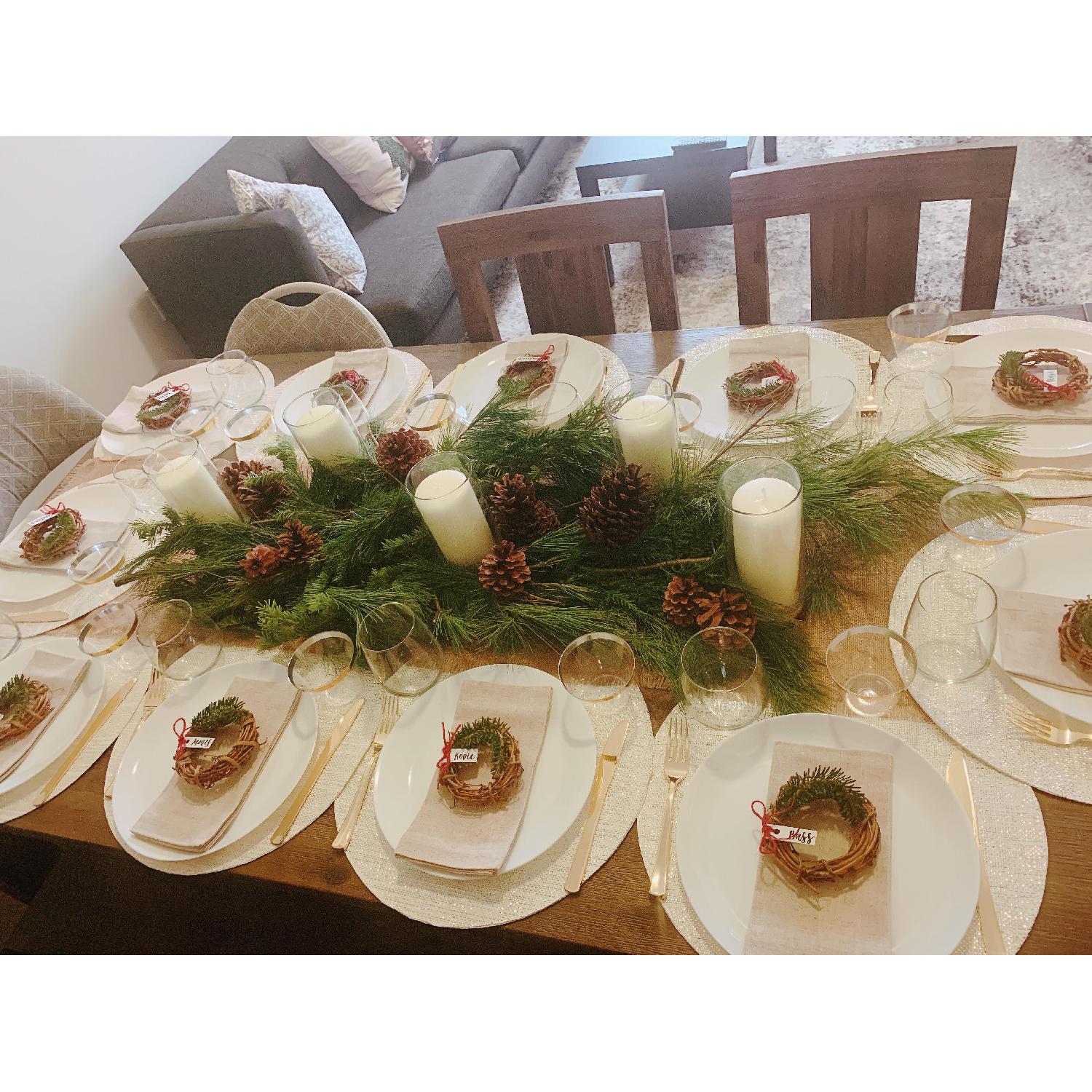 Macy's Canyon Dining Table w/ 4 Chairs & Bench - image-3