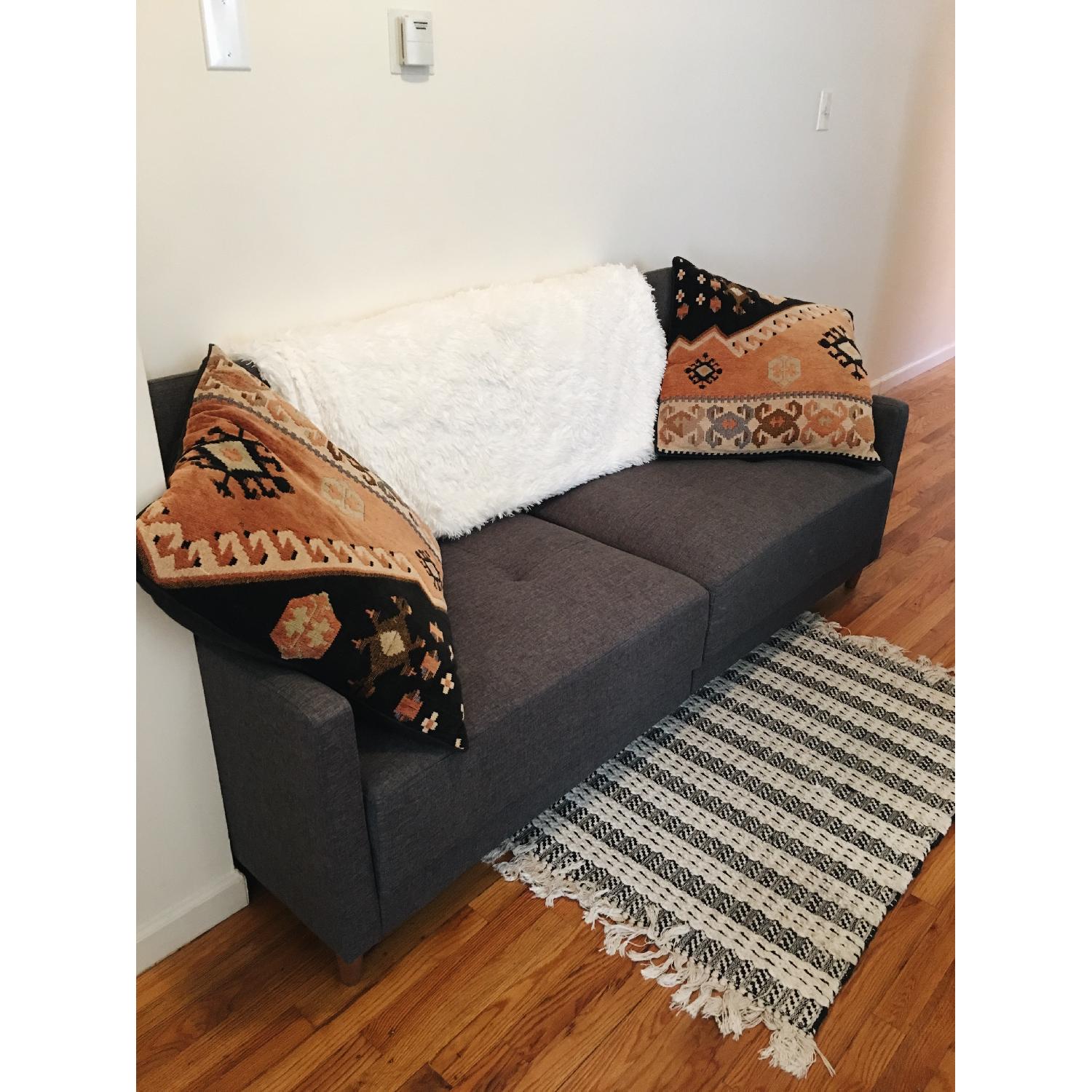 Zipcode Design Linen Convertible Sofa - image-2