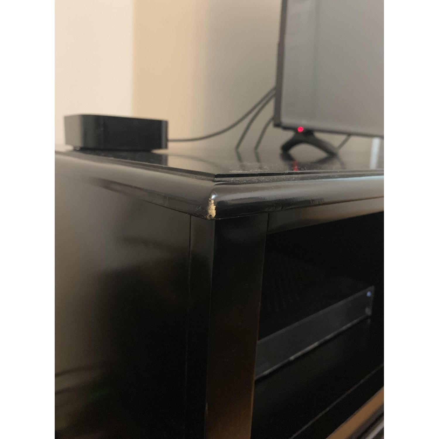 Sauder Black Finish TV Stand - image-5