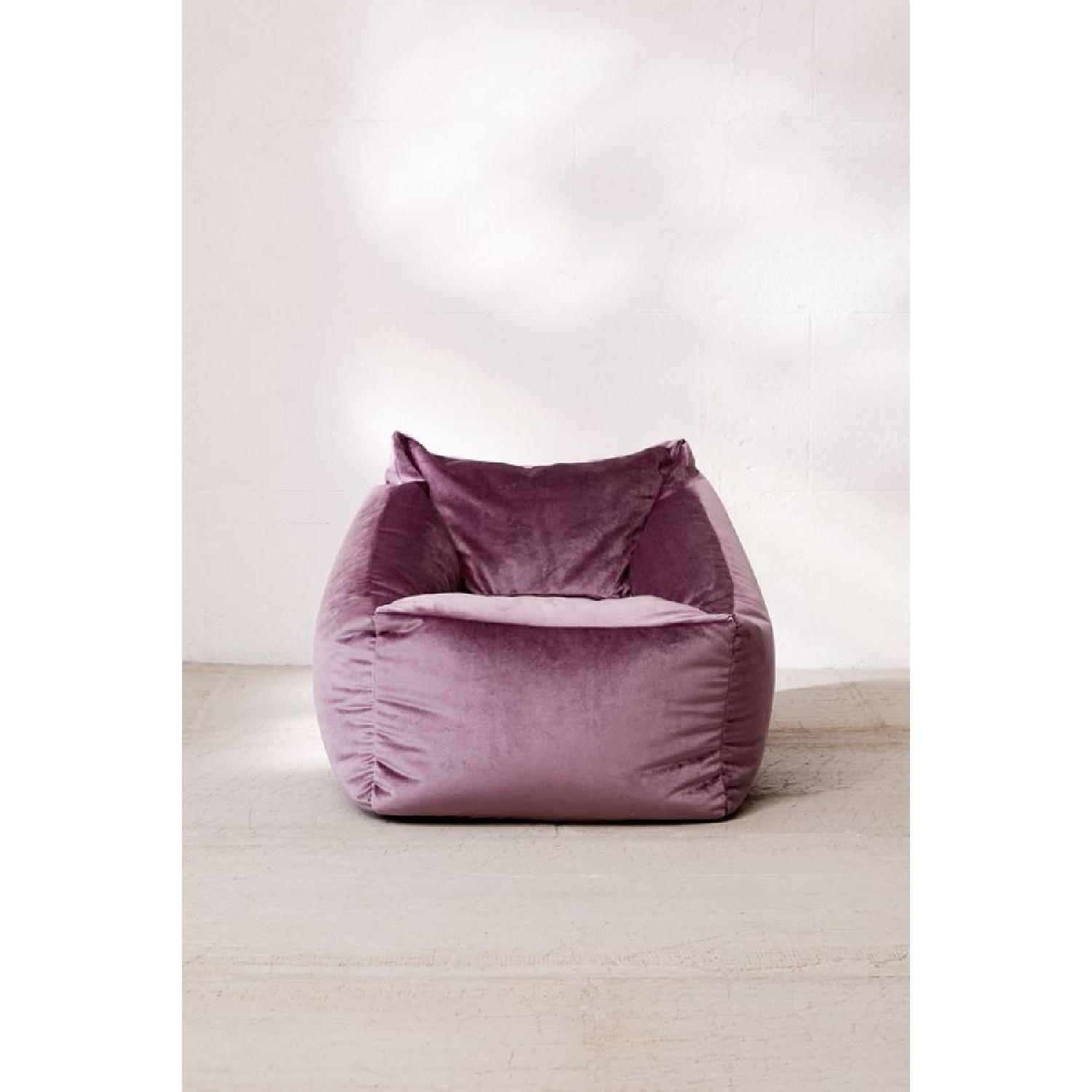 Urban Outfitters Velvet Lounge Chair AptDeco