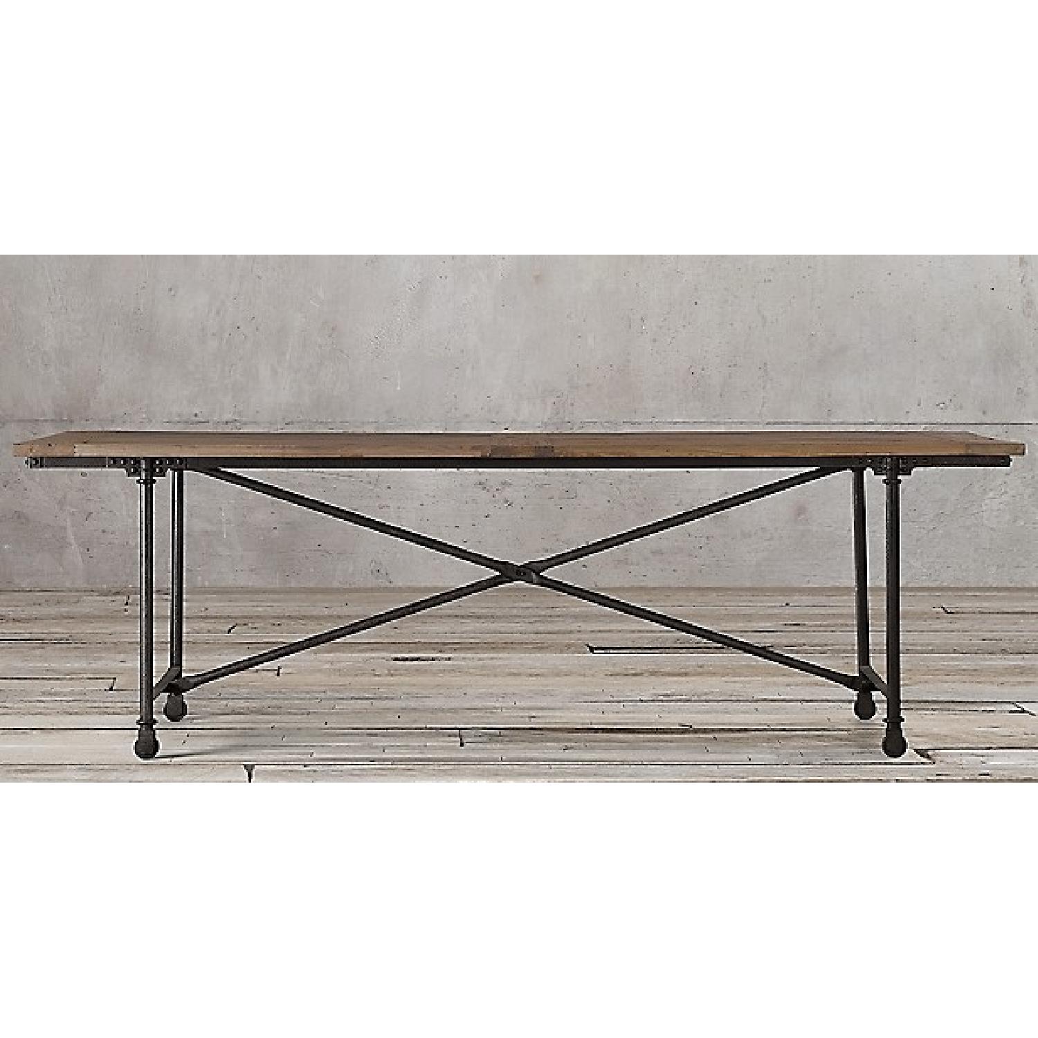 Restoration Hardware Flatiron Rectangular Dining Table - image-4