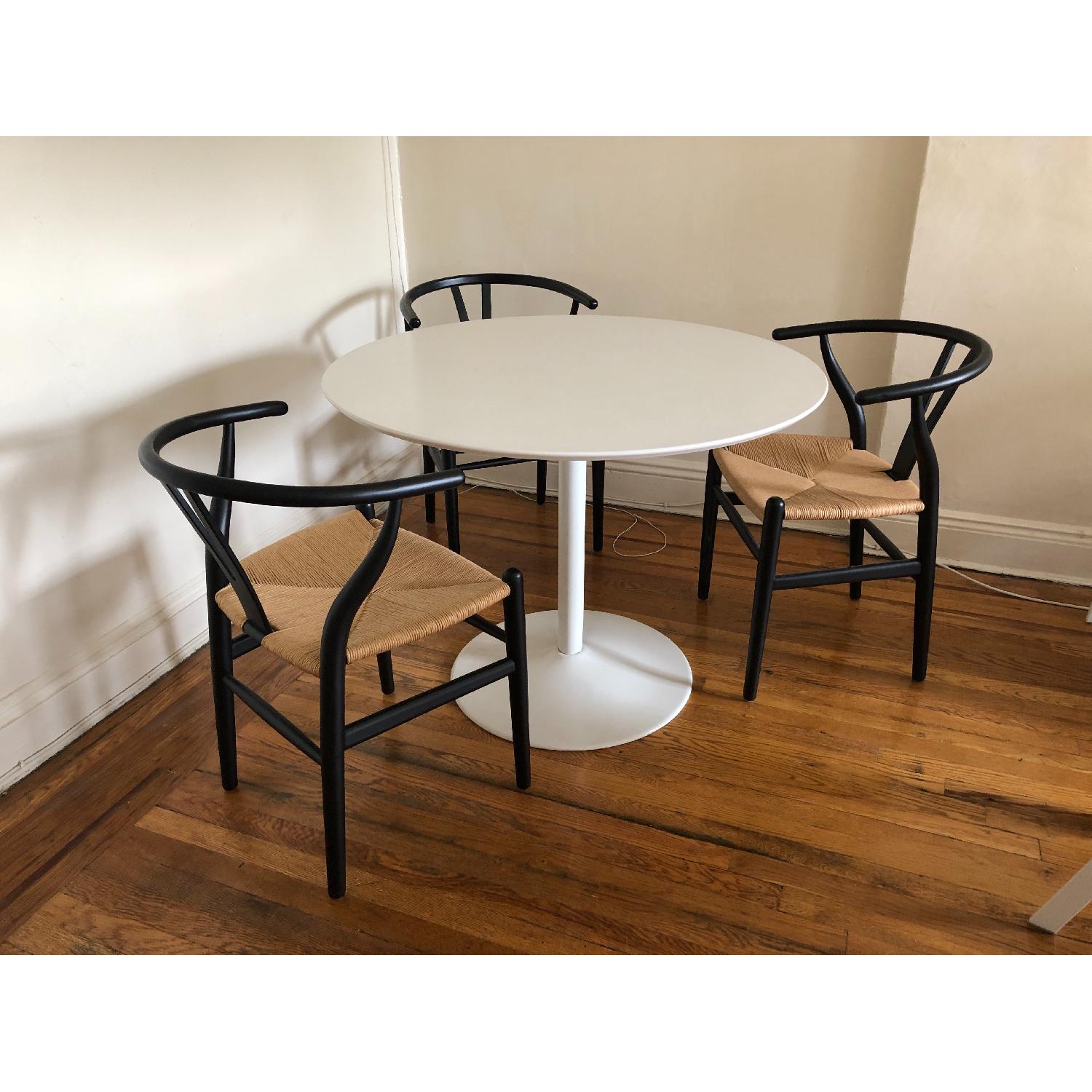 CB2 Odyssey White Dining Table - AptDeco