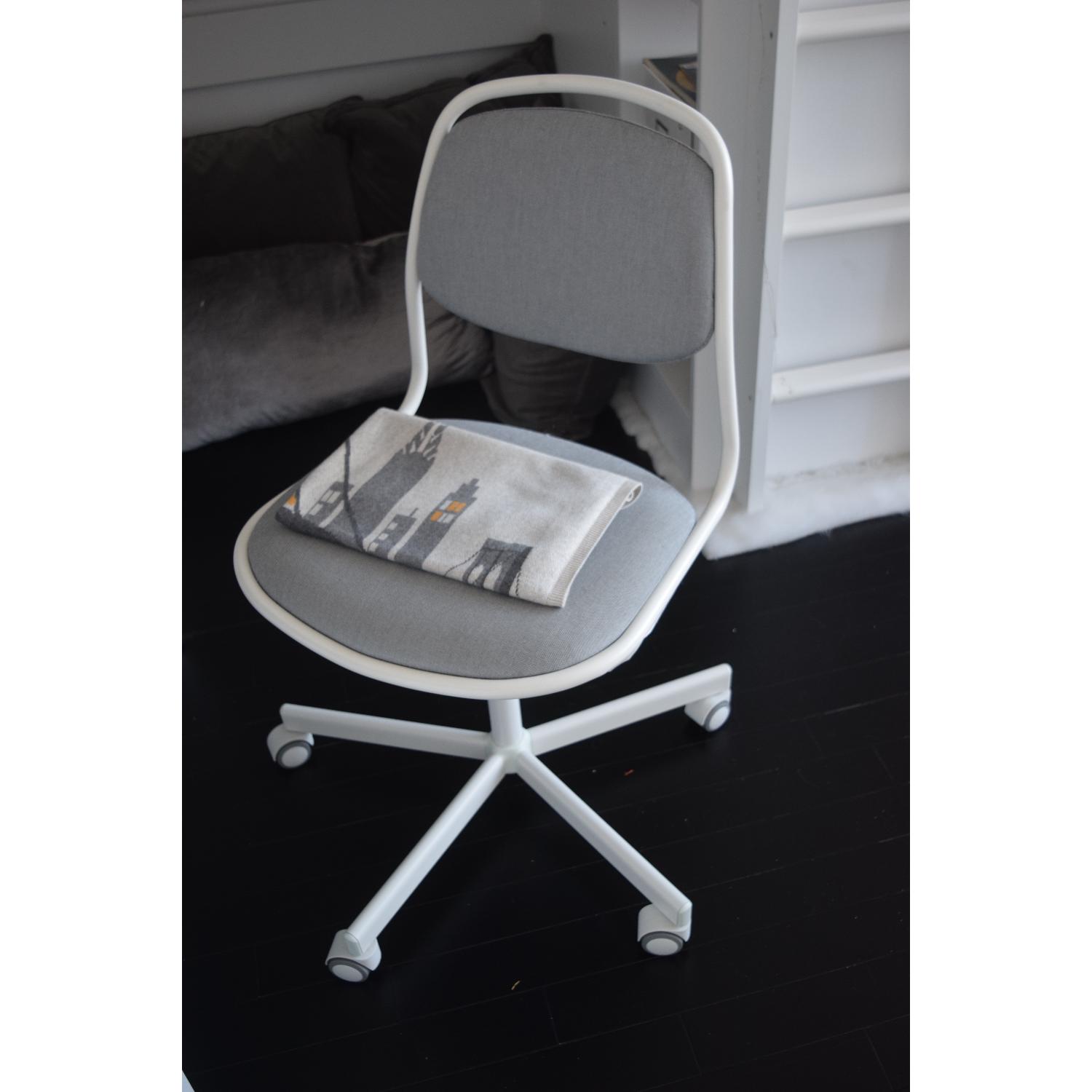 Ikea Loft Bed w/ Storage & Desk + Desk Chair - image-8