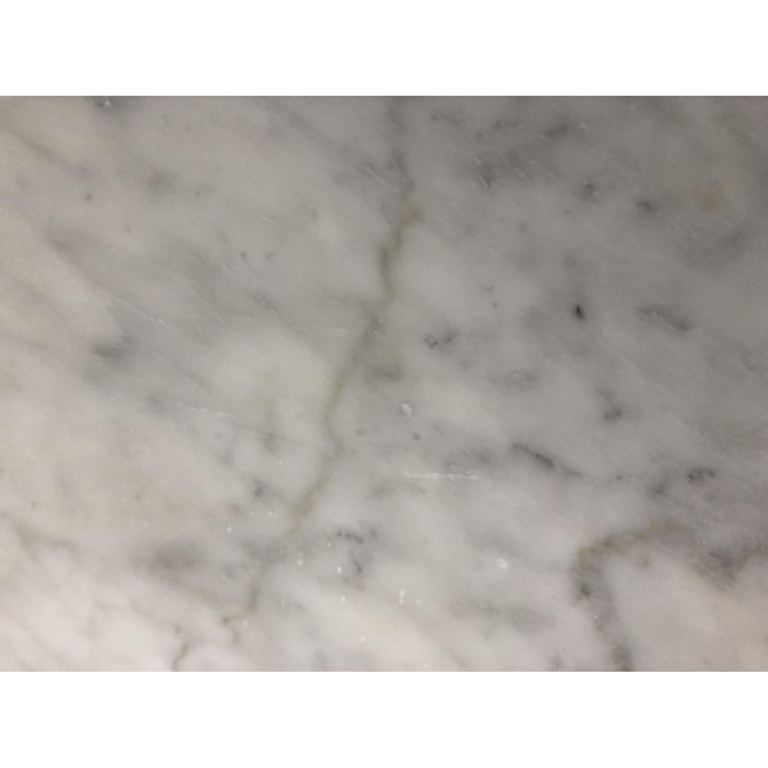 Pottery Barn Marble Top Dining Table - image-4