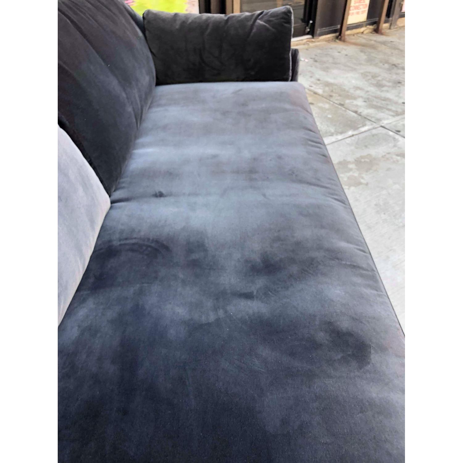 Ikea Grey Slipcovered Sofa - image-9