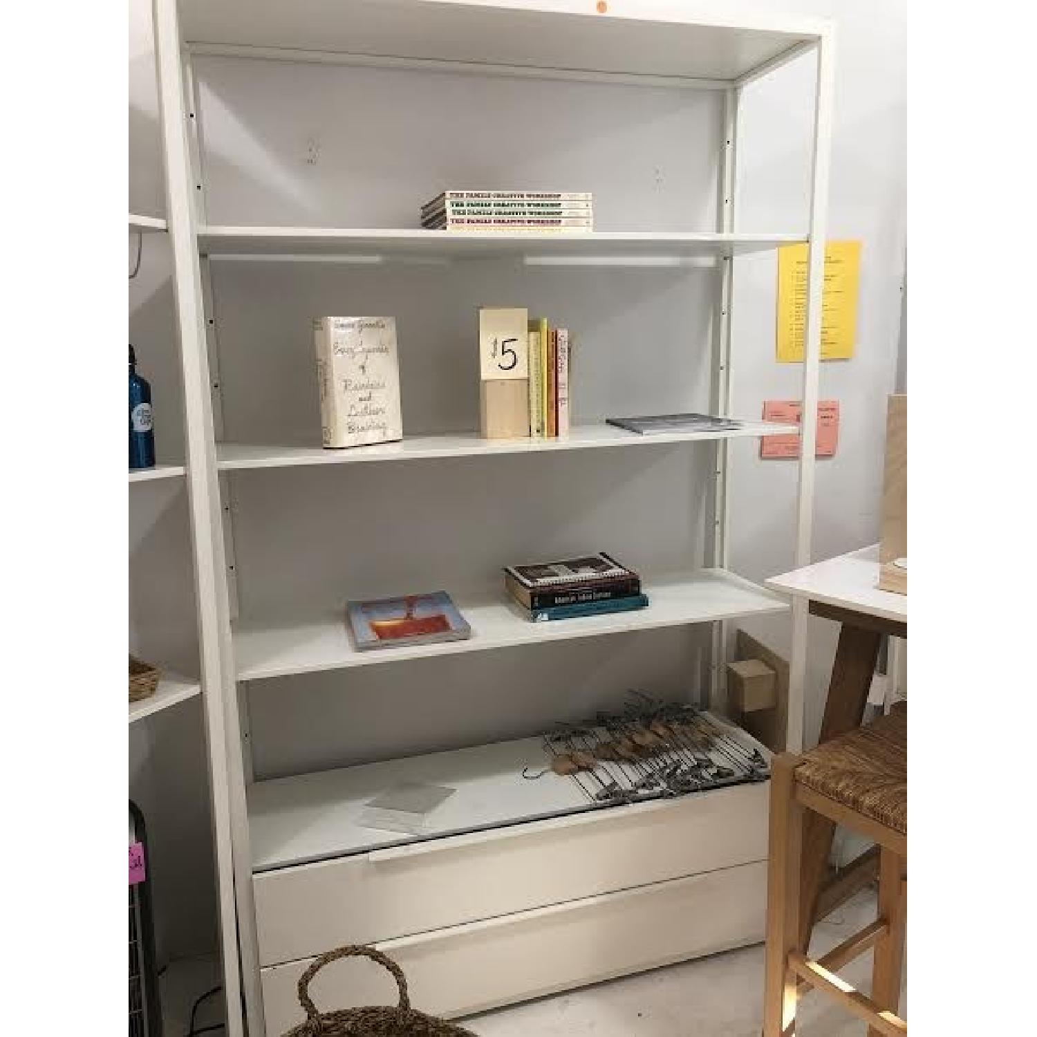 Ikea Fjalkinge White Shelving Unit - image-1