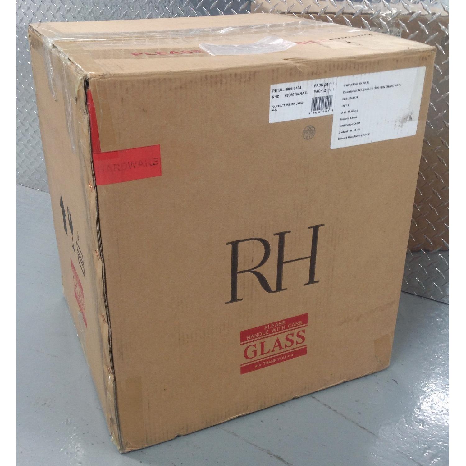 Restoration Hardware Foucault's Orb Chandelier - image-4