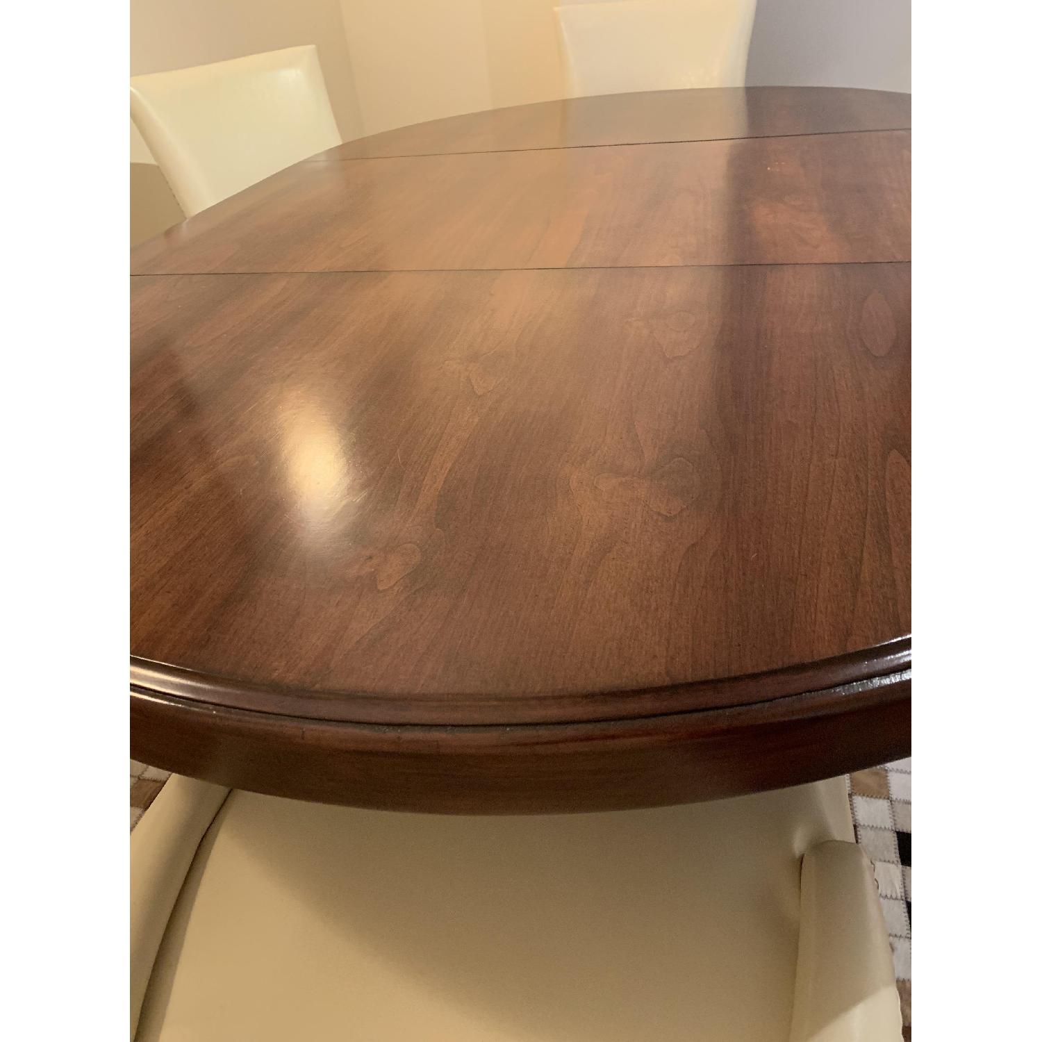 Bausman Round Dining Table w/ Leaf - image-2