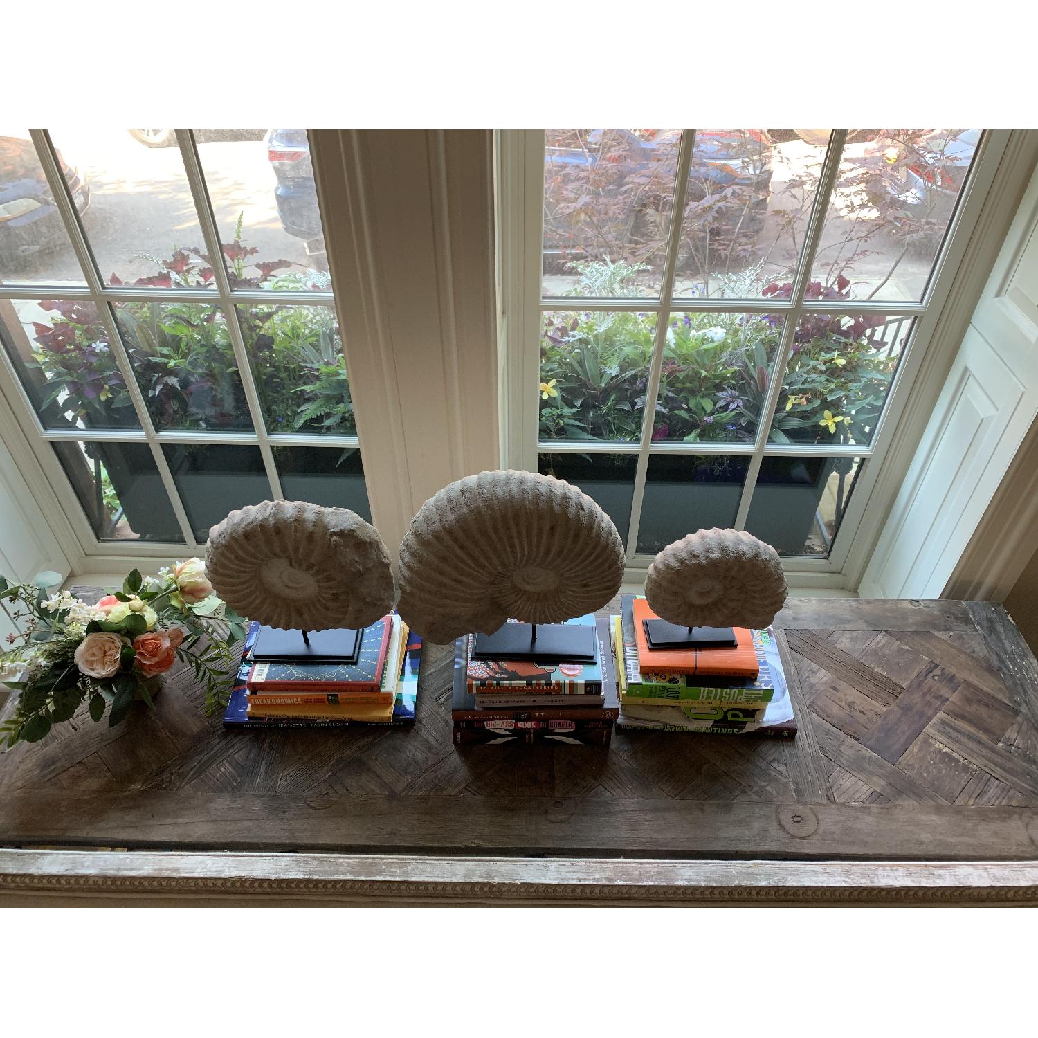 Pottery Barn Parquet Reclaimed Wood Console Table - image-1