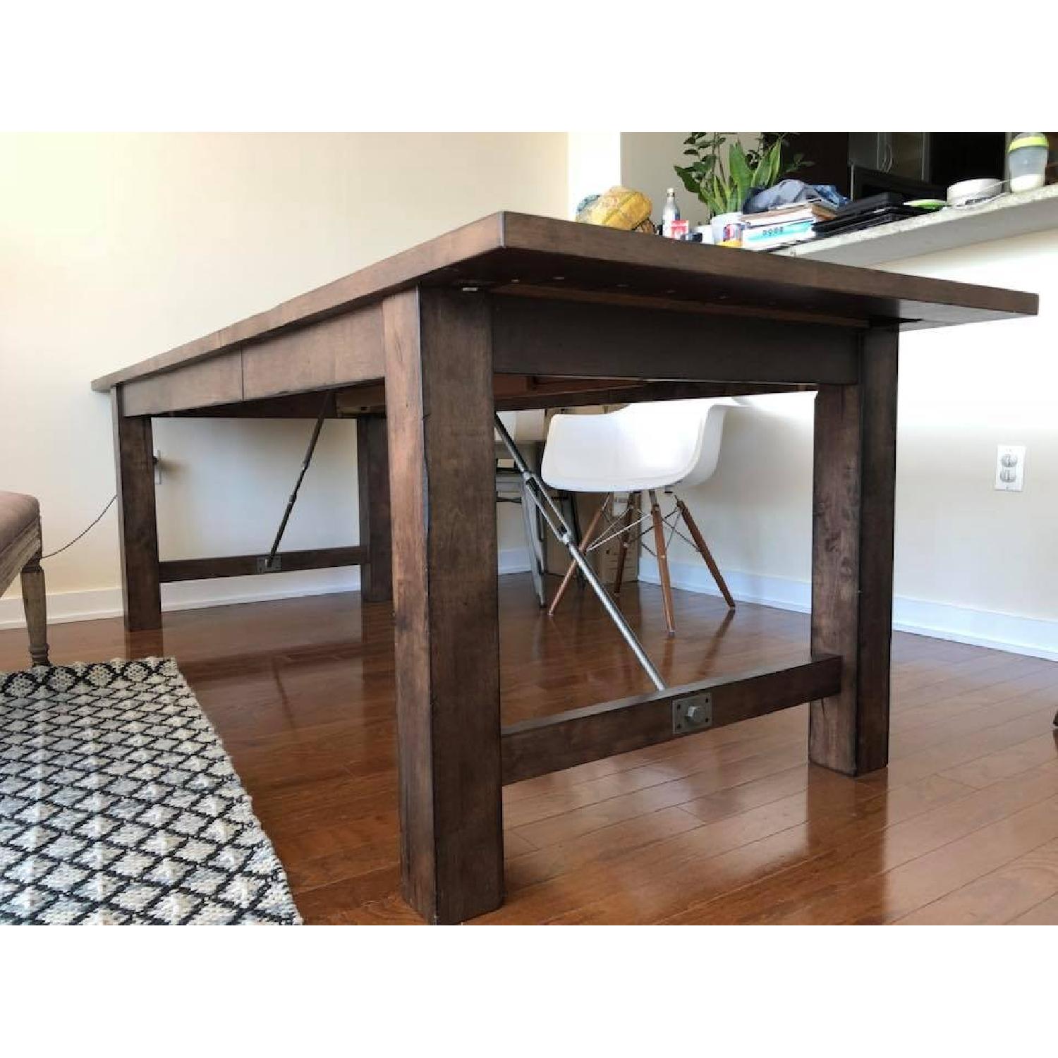 World Market Extension Wood Dining Table - image-3