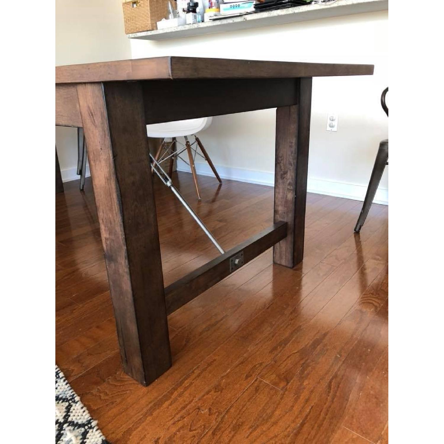 World Market Extension Wood Dining Table - image-4