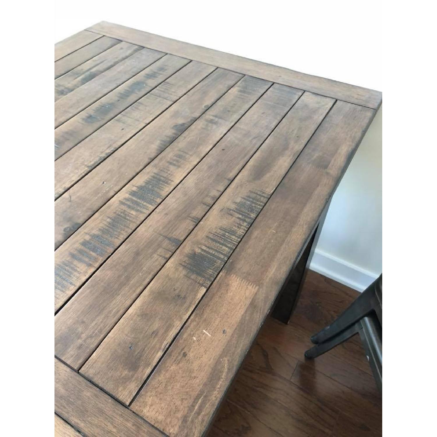 World Market Extension Wood Dining Table - image-5