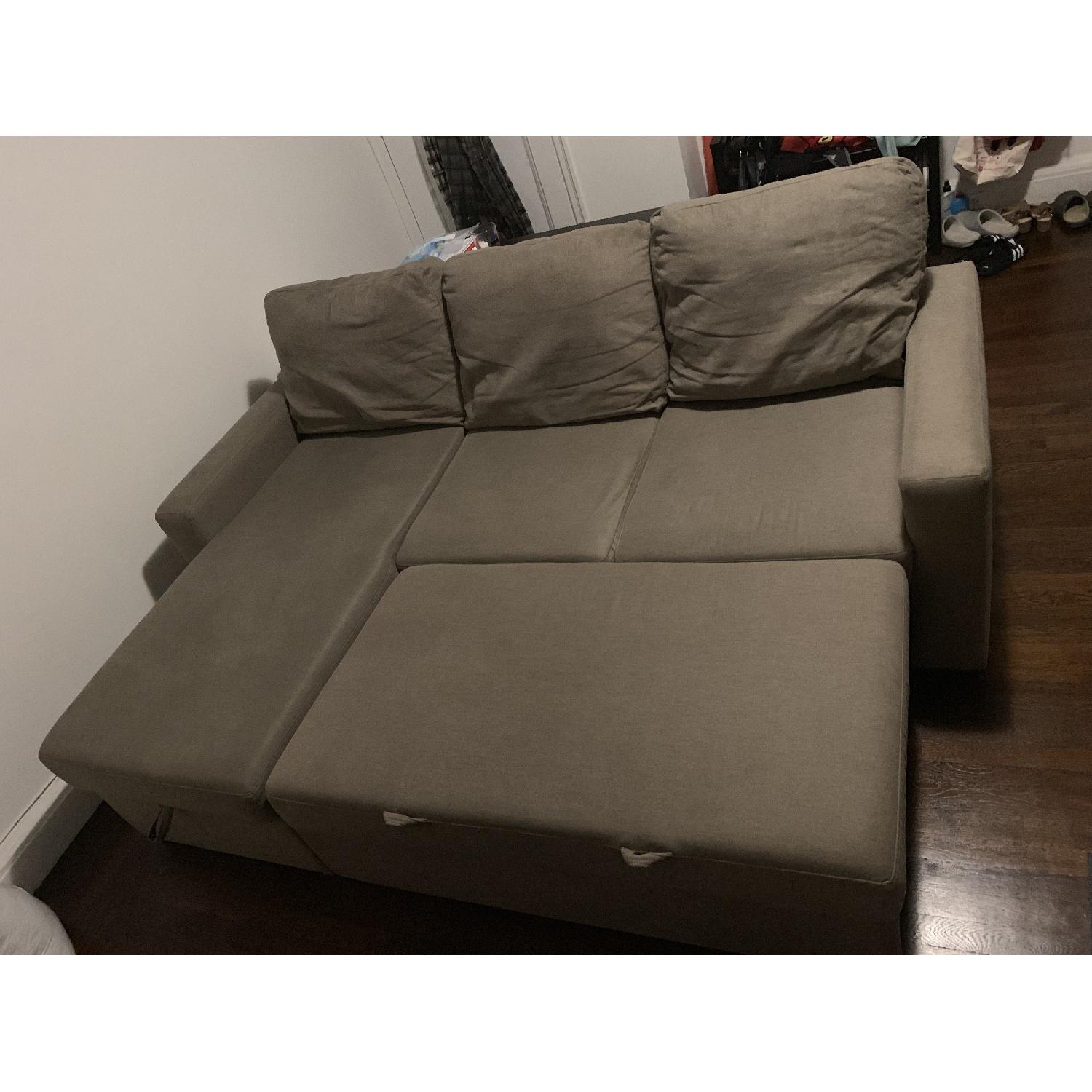 Pulaski Convertible Sectional Sofa w/ Chaise - image-1