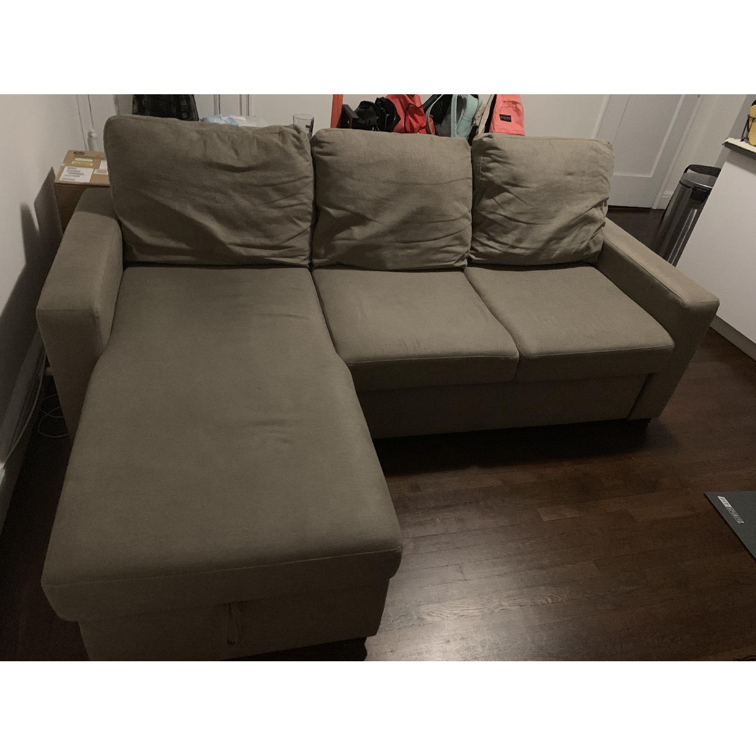 Pulaski Convertible Sectional Sofa w/ Chaise - image-2