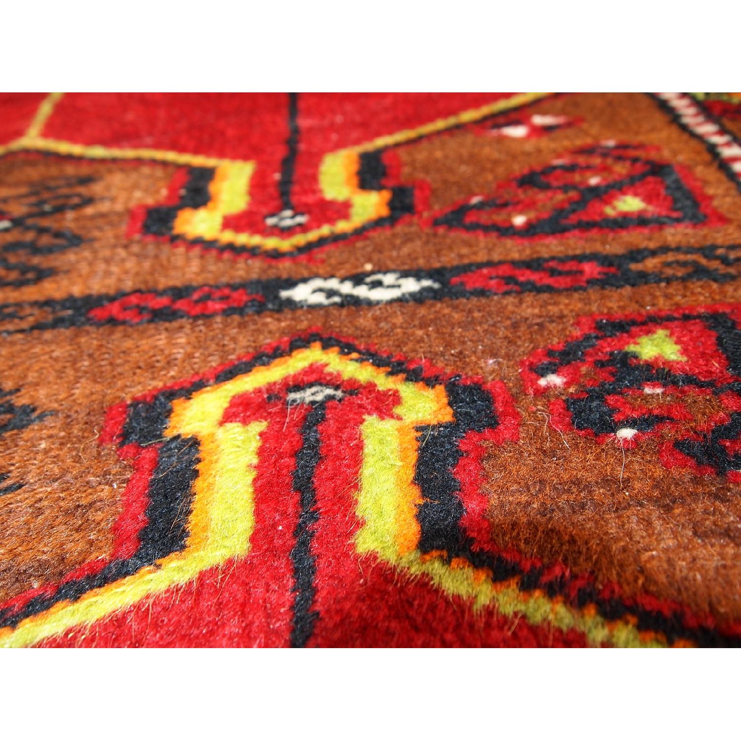 Antique Handmade Collectible Turkish Yastik Rug - image-3