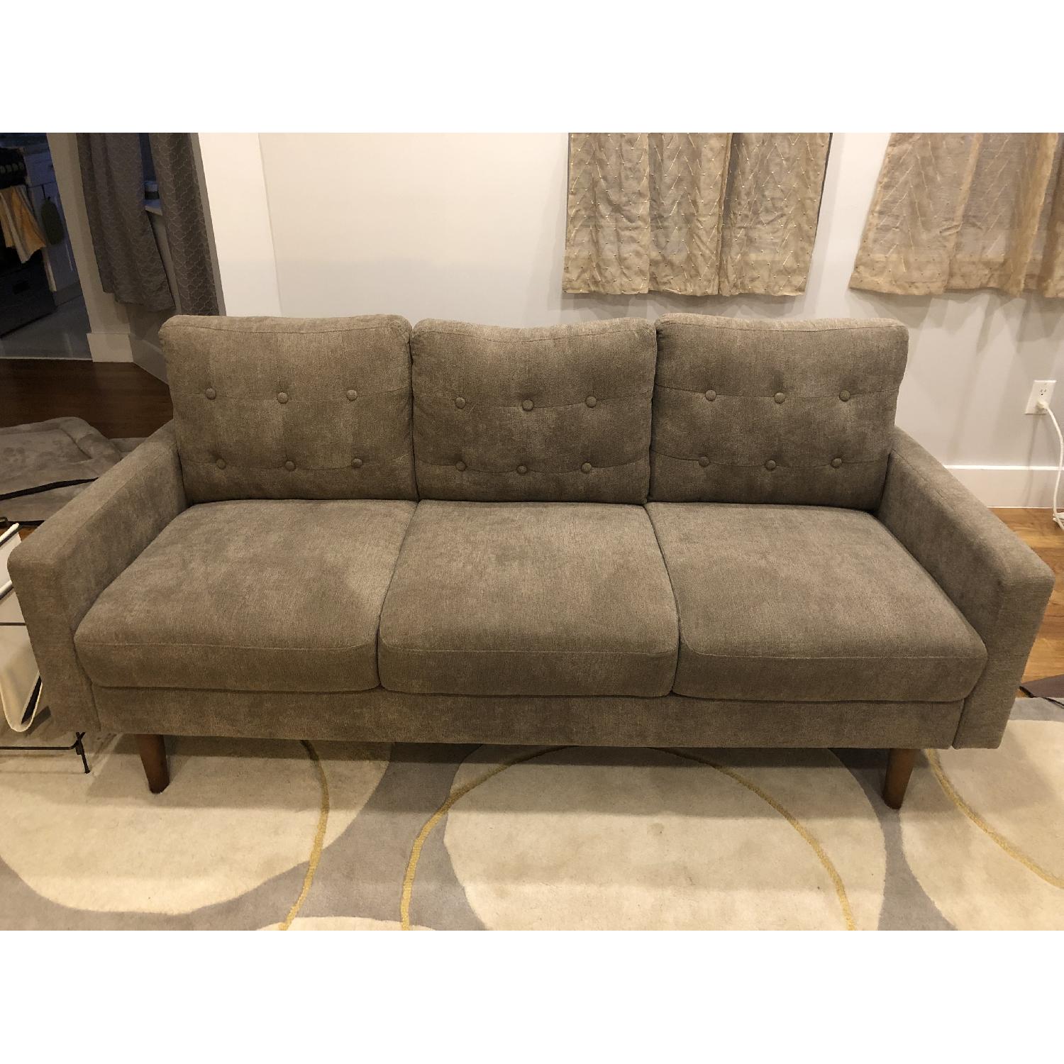 Mercury Row Maliana Brown Sofa - image-1