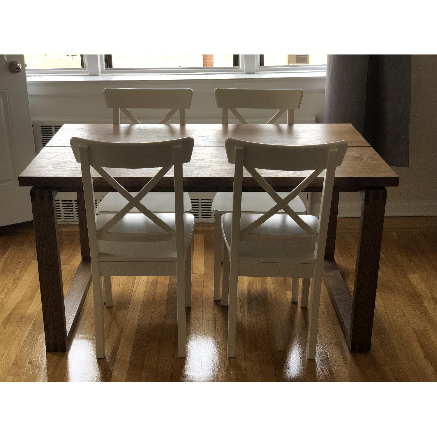 Ikea Morbylanga Oak Veneer Dining Table - image-7