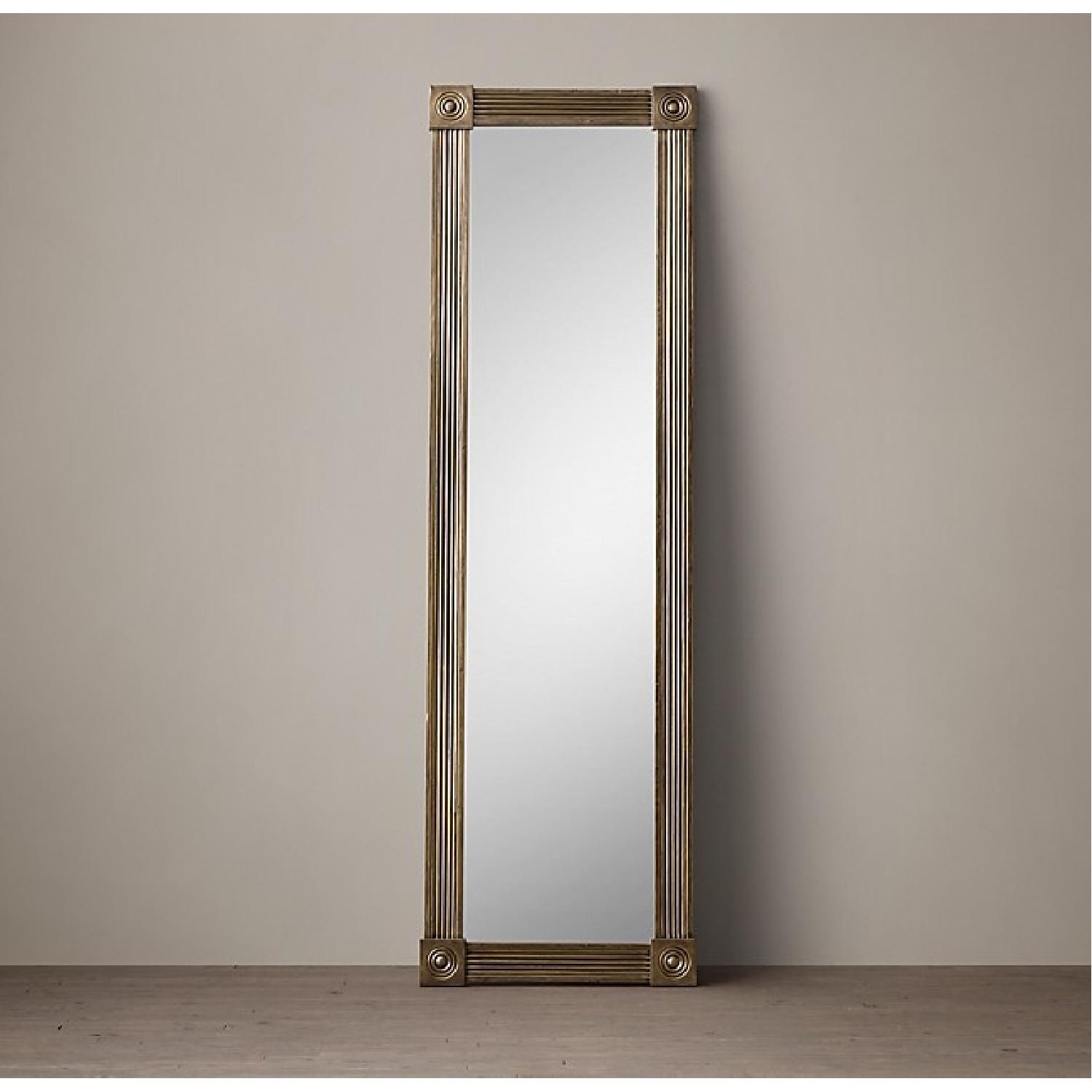 Restoration Hardware Circa 1810 French Empire Floor Mirror Aptdeco