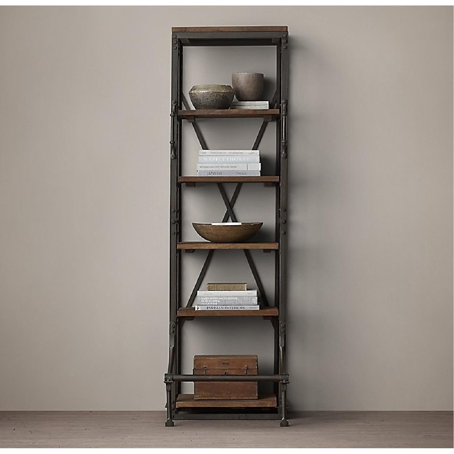 Restoration Hardware French Library Narrow Bookcase - image-4
