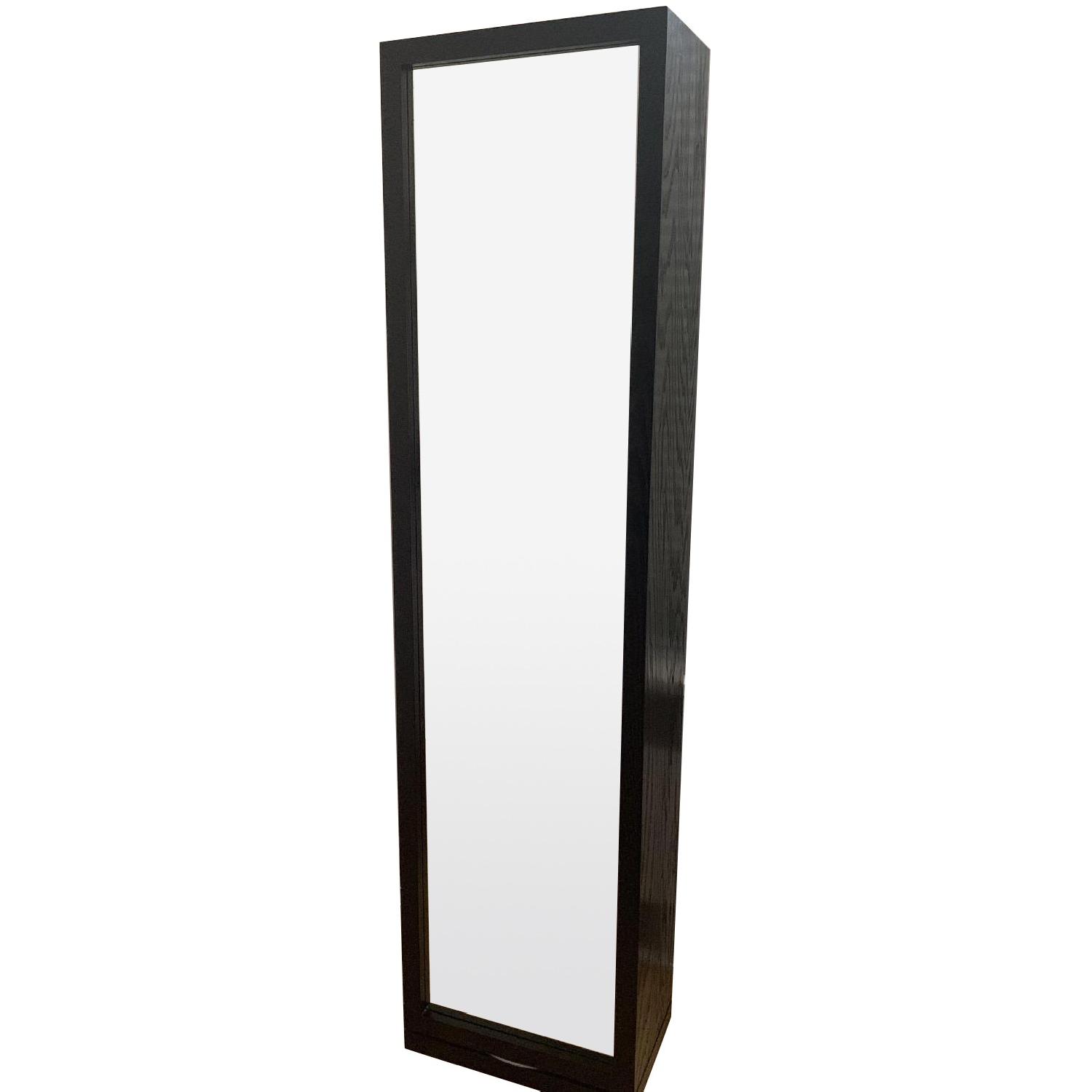 Design Within Reach Rotating Storage Cabinet w/ Mirror Front - image-0