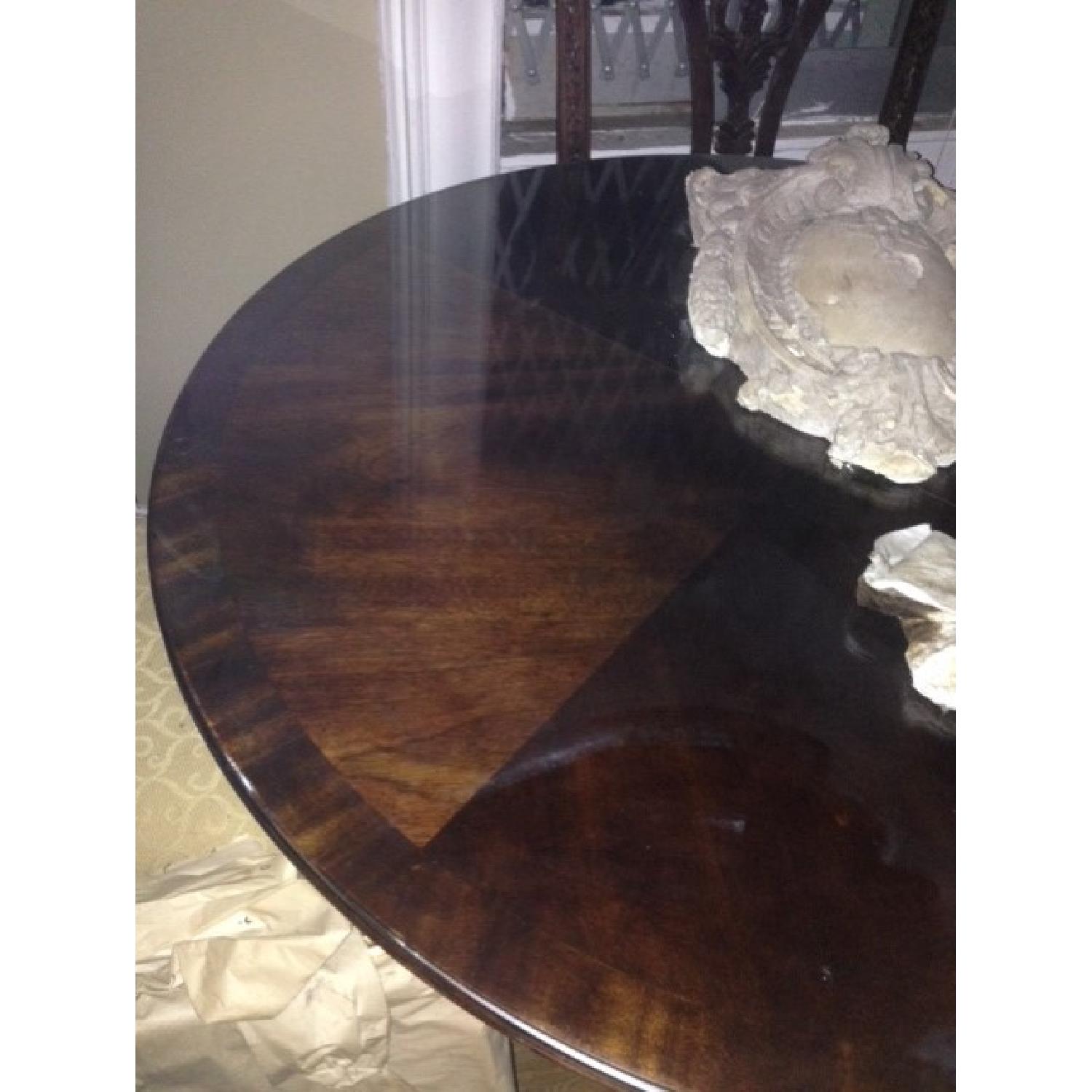 Thomasville Mahogany Coll Pedestal Dining Table - image-2