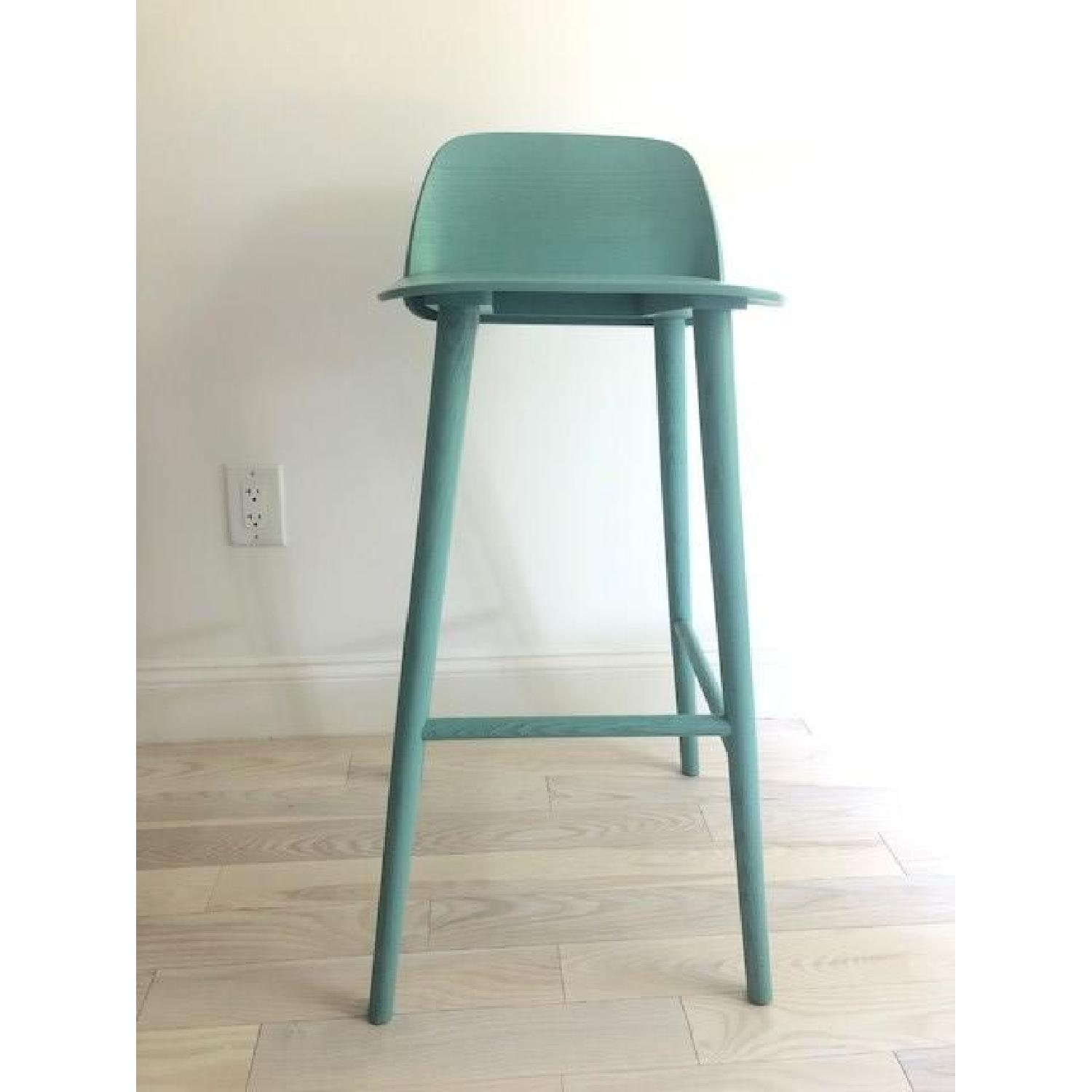 Muuto Nerd Blue Bar Stool - image-1
