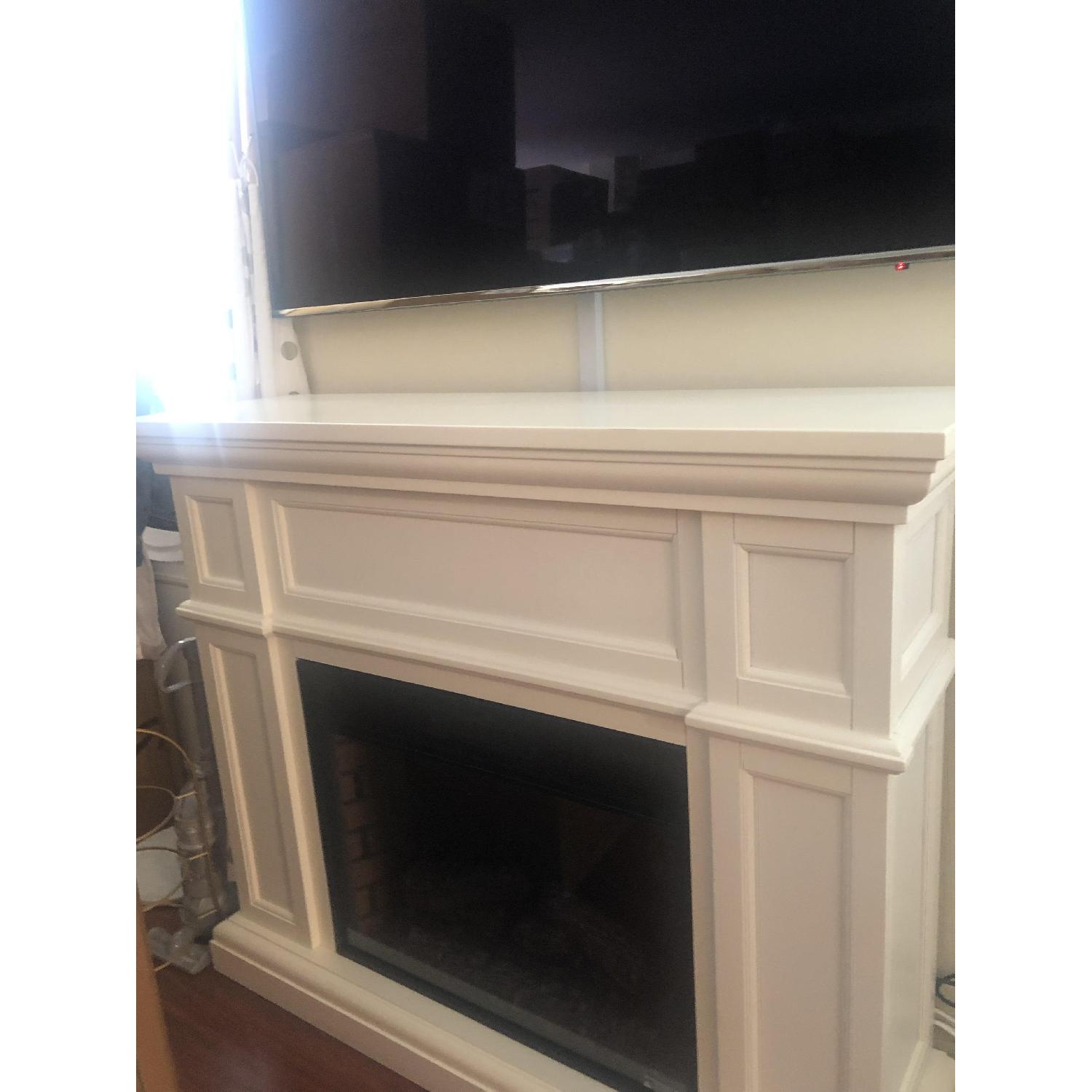 Wood Faux Fireplace - image-1