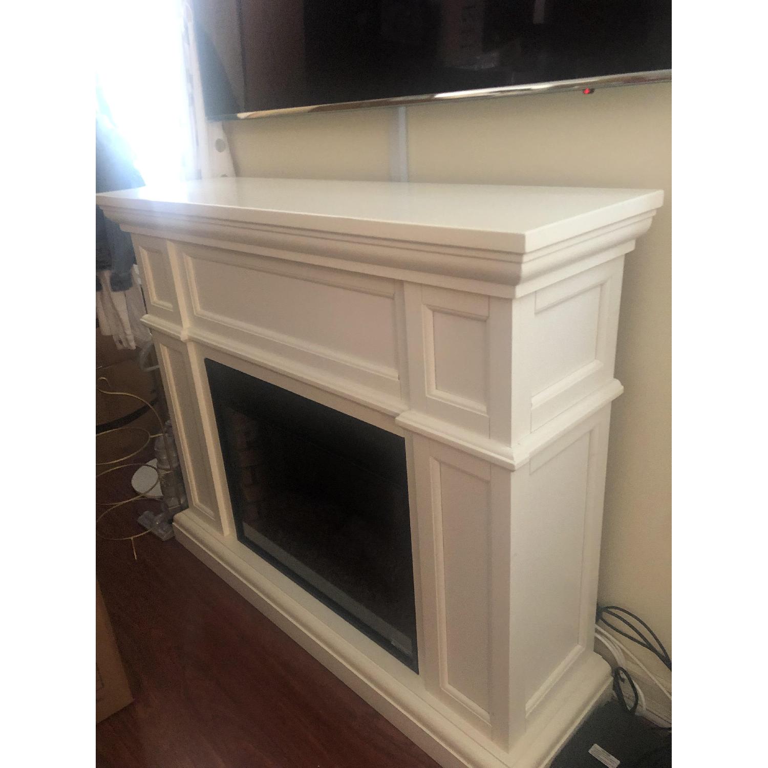 Wood Faux Fireplace - image-2