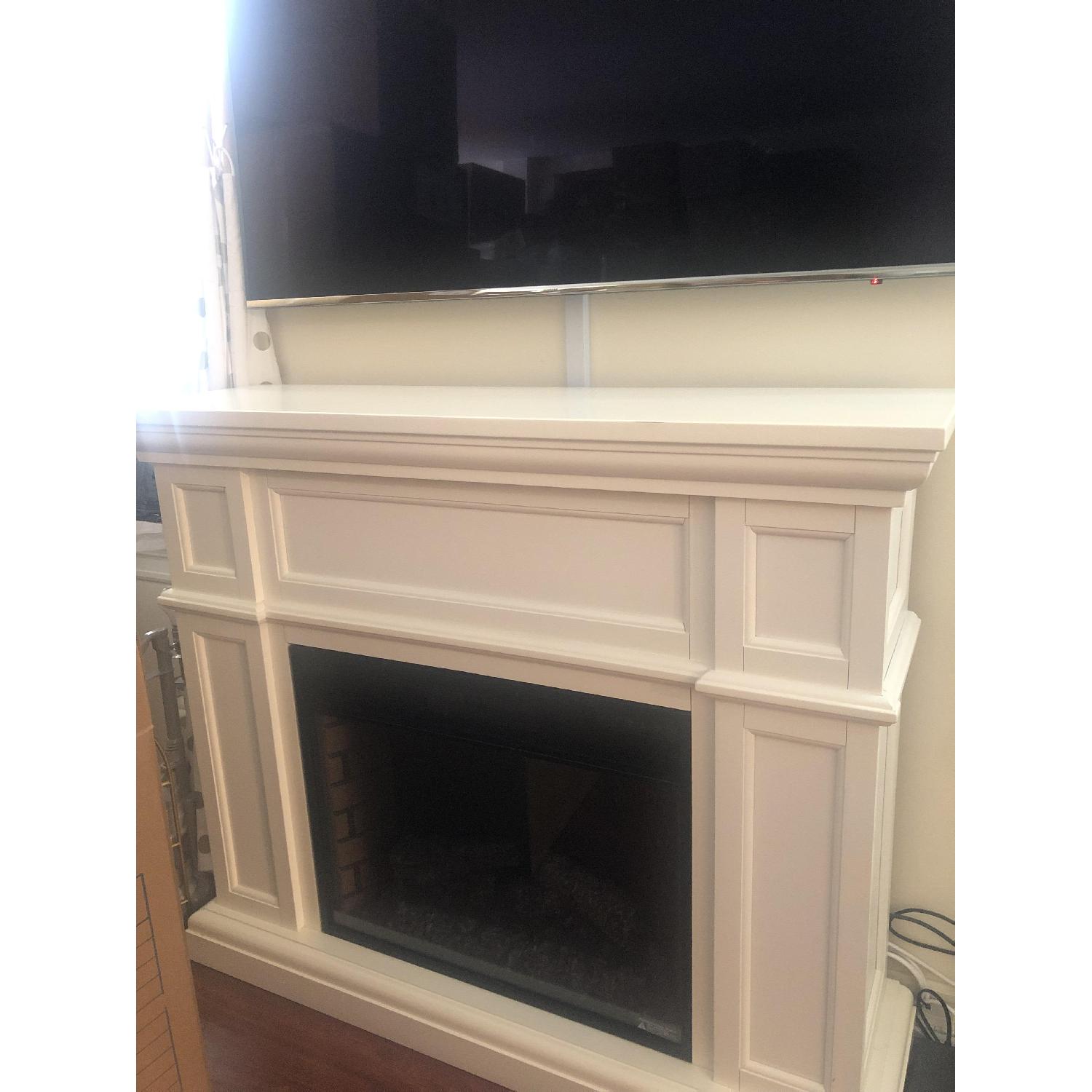 Wood Faux Fireplace - image-3