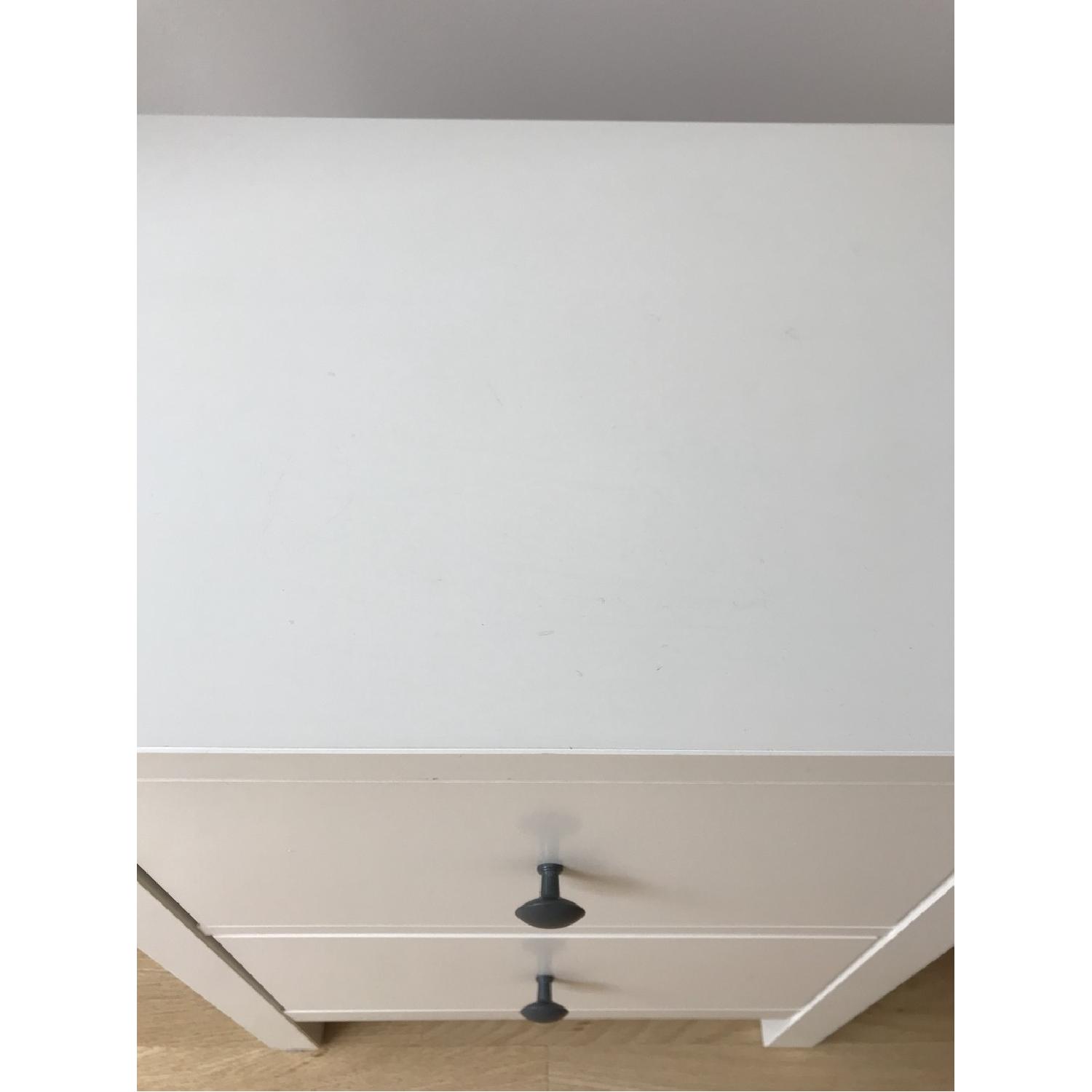 Ikea Hemnes White 2 Drawer Nightstands - image-4