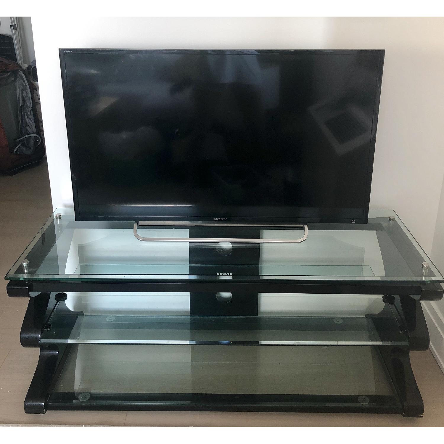 Gecko Steel & Tempered Glass TV Stand - image-1
