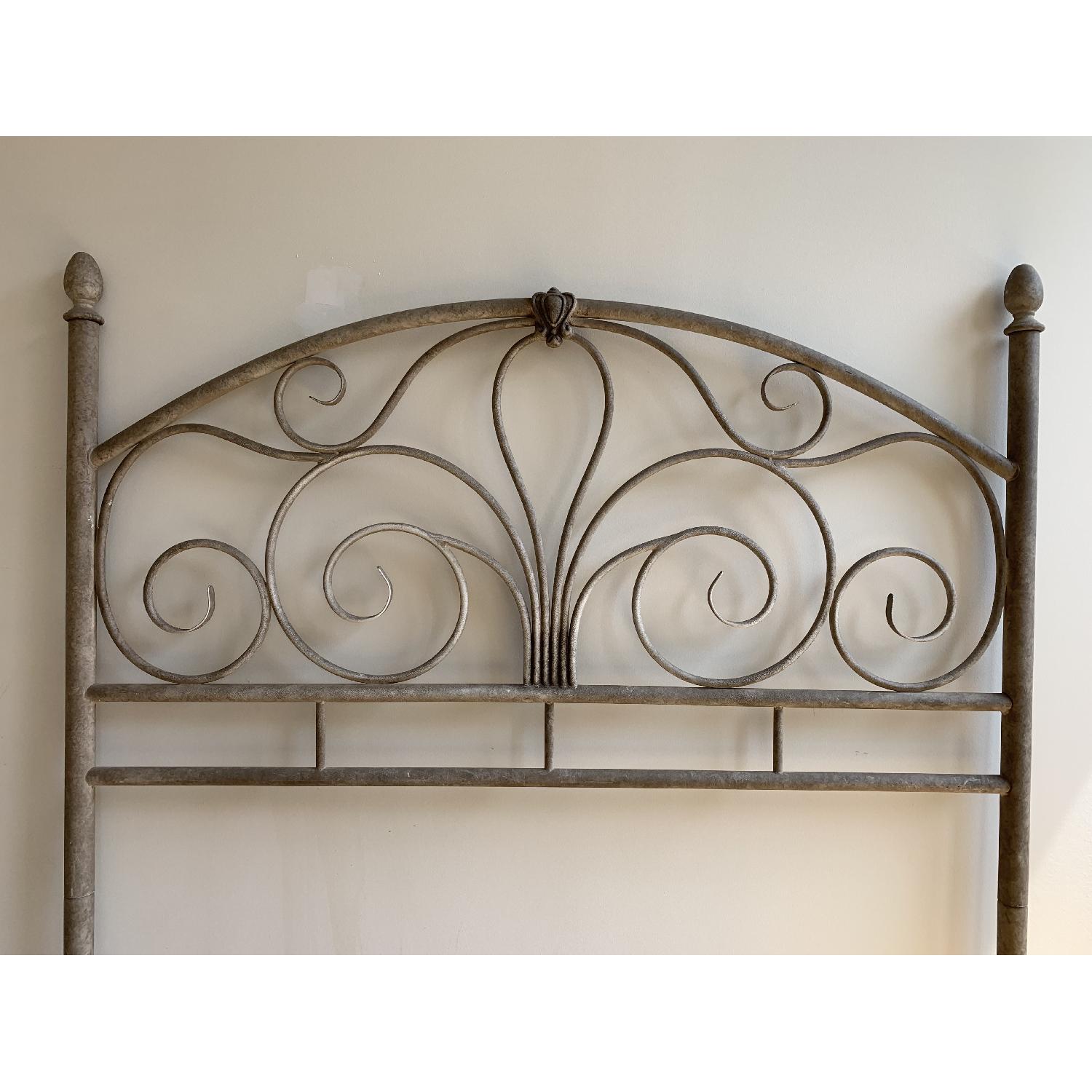 Contemporary Full-Size Metal Headboard - image-1