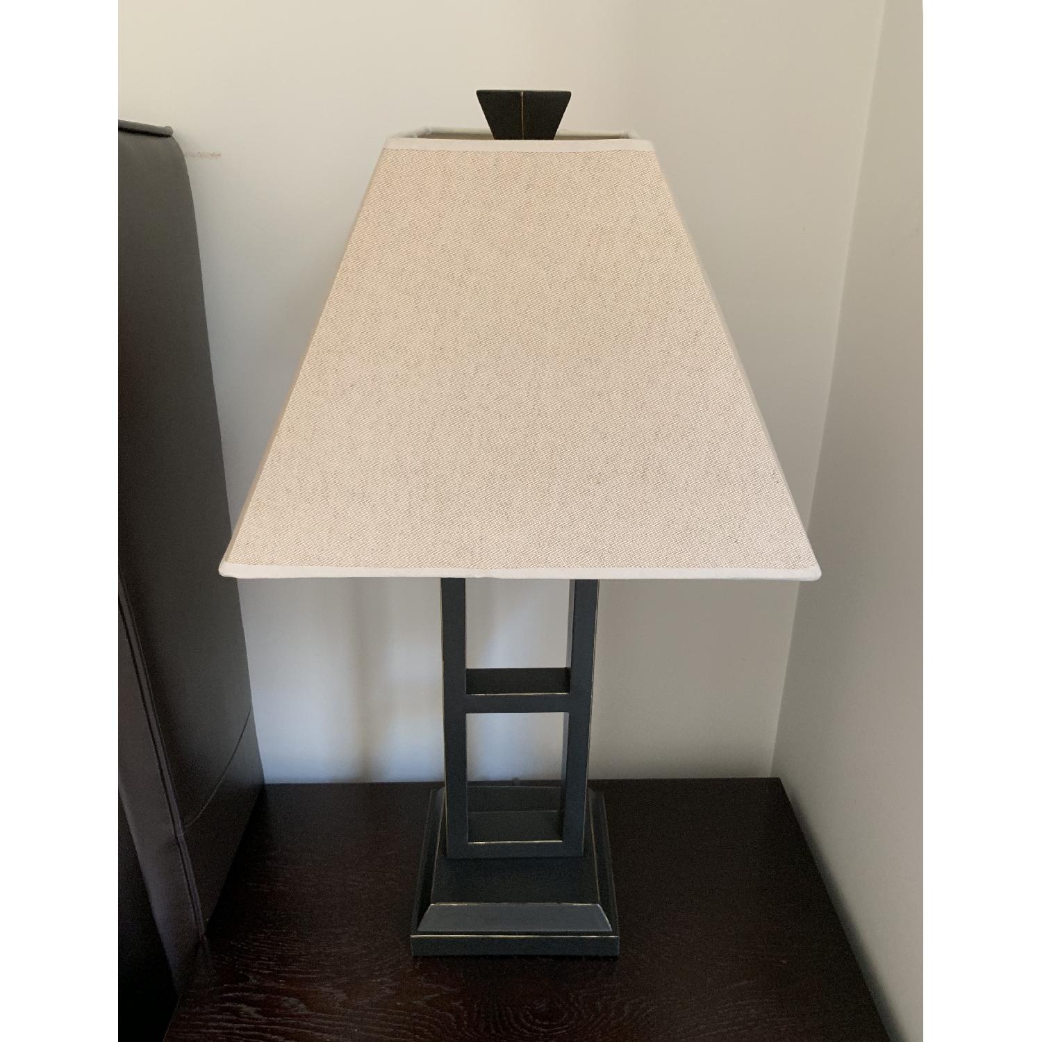 Crate & Barrel Bedside Table Lamps AptDeco