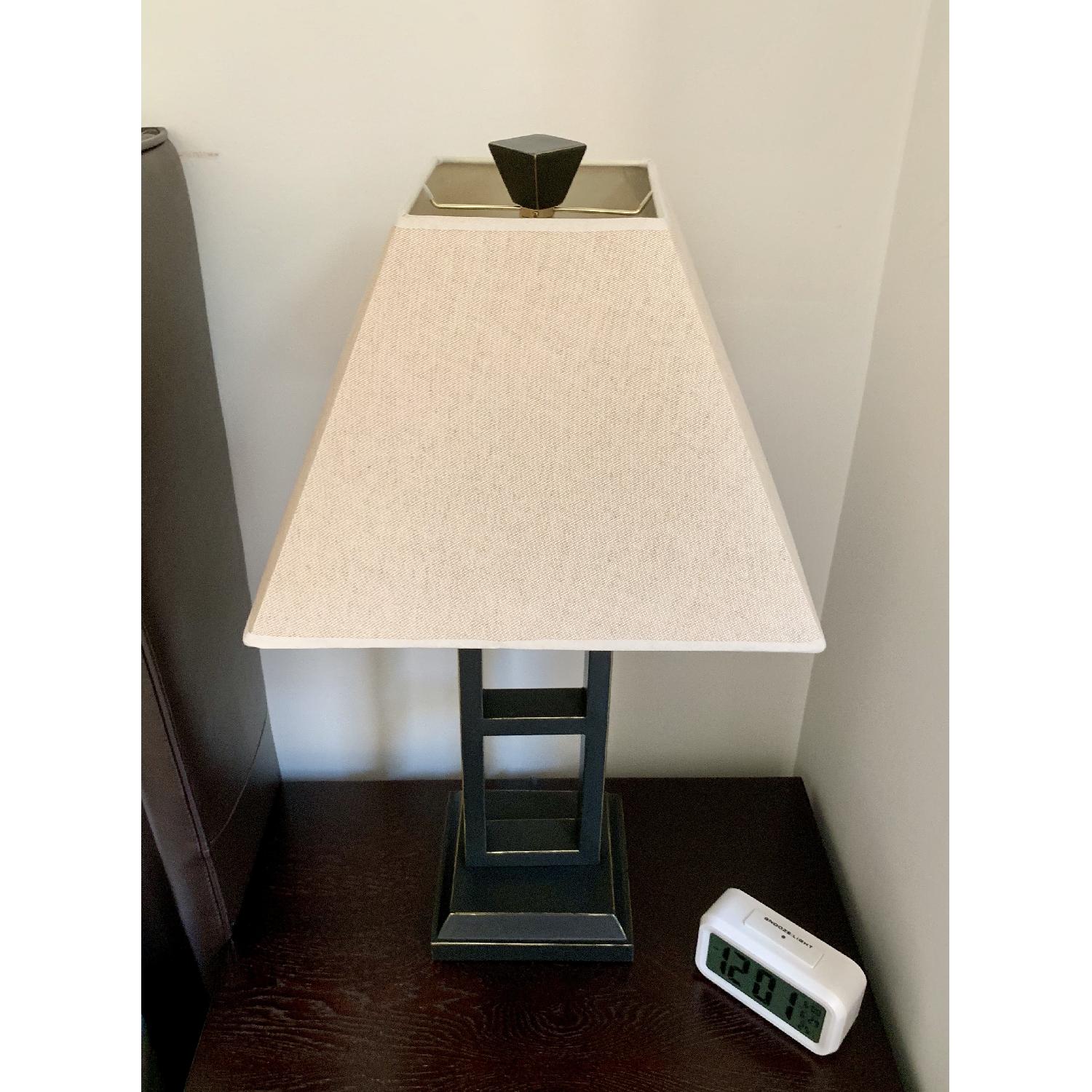 Crate & Barrel Bedside Table Lamps AptDeco