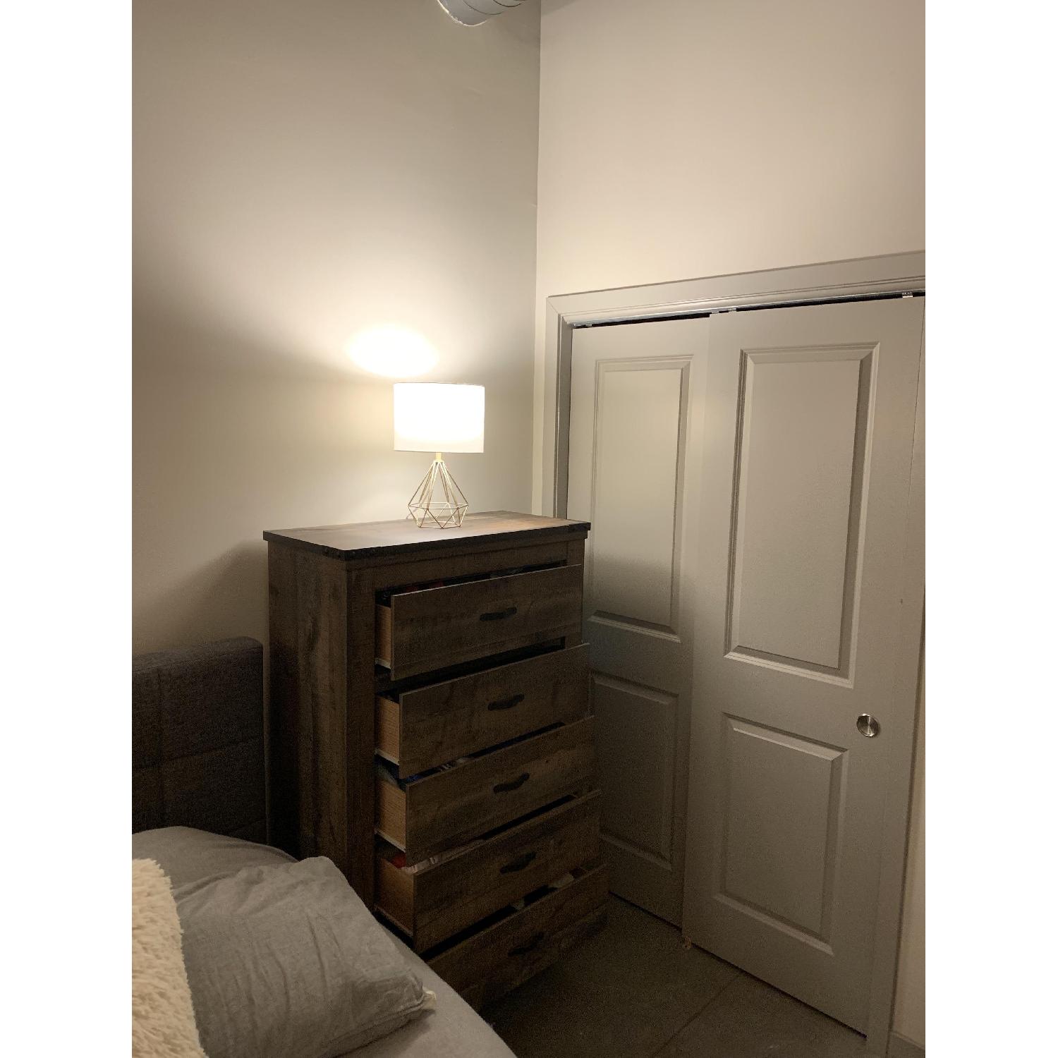 Ashley Trinell Brown Five Drawer Chest - image-3