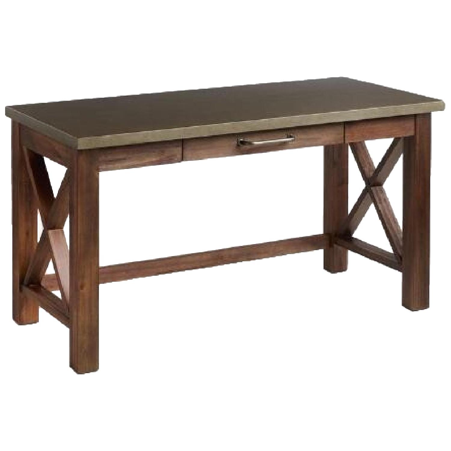 World Market Wood Farmhouse Desk - image-4