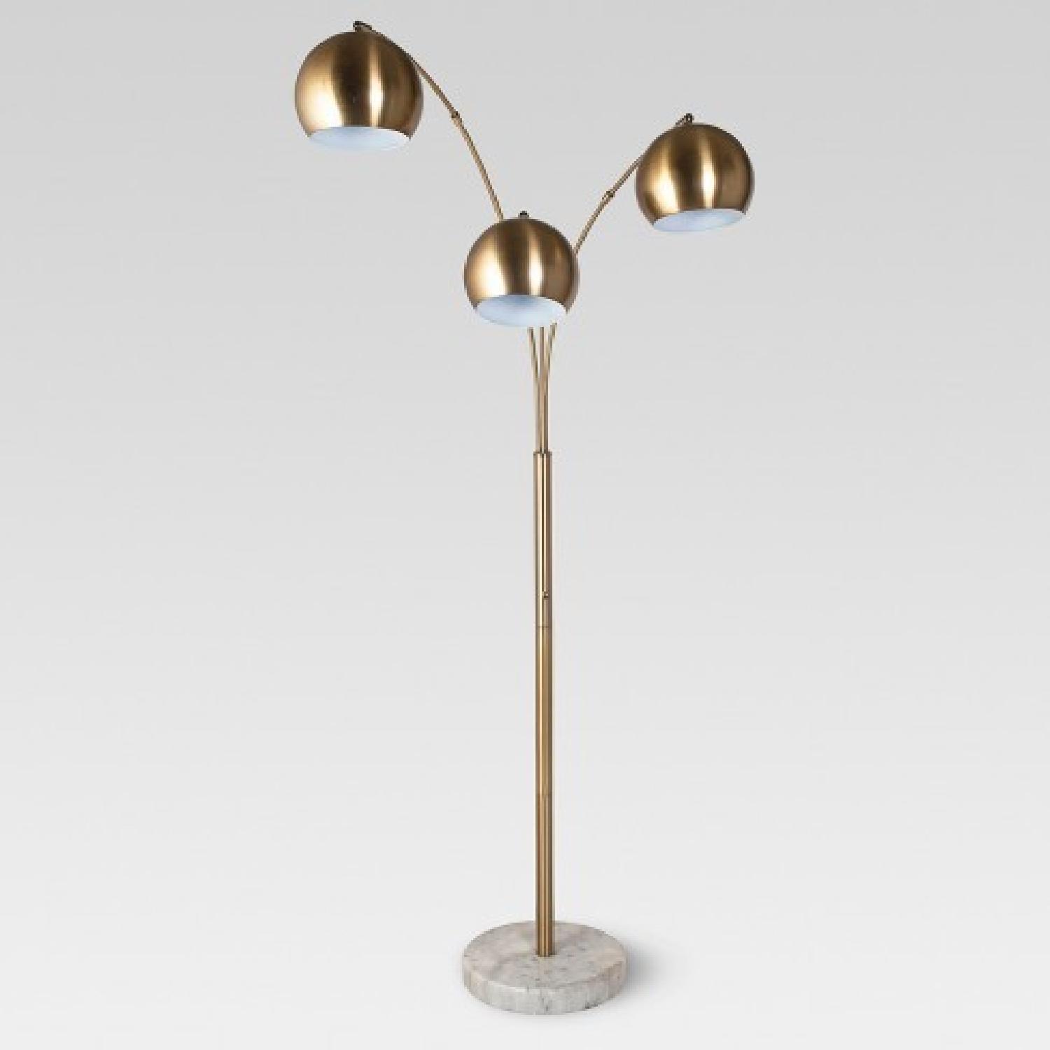 Target Project 62 Span 3-Head Metal Globe Floor Lamp - image-1