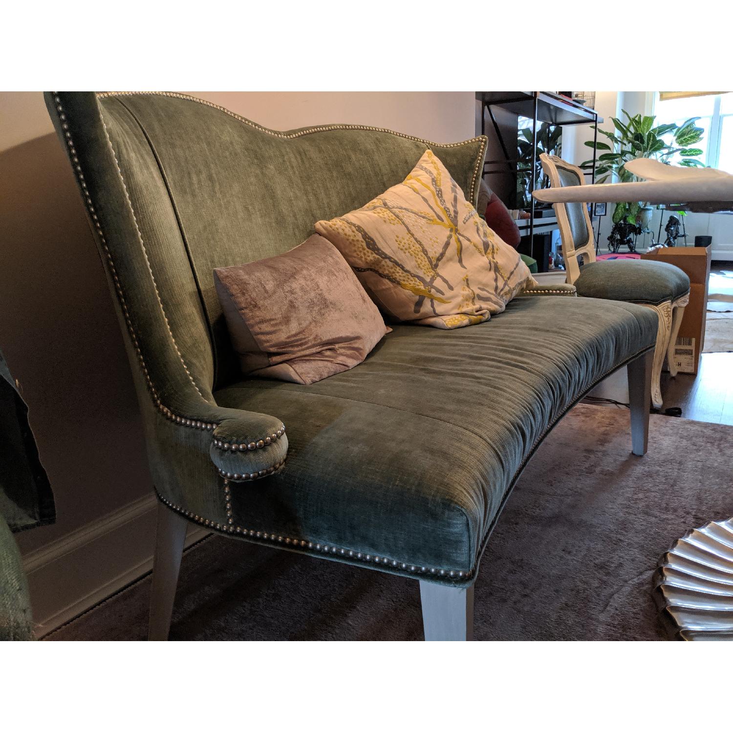 Curved 2 Seater Banquette Chair w/ Tufts - image-2