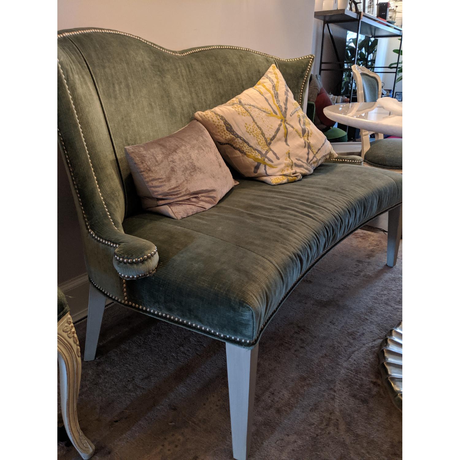 Curved 2 Seater Banquette Chair w/ Tufts - image-3