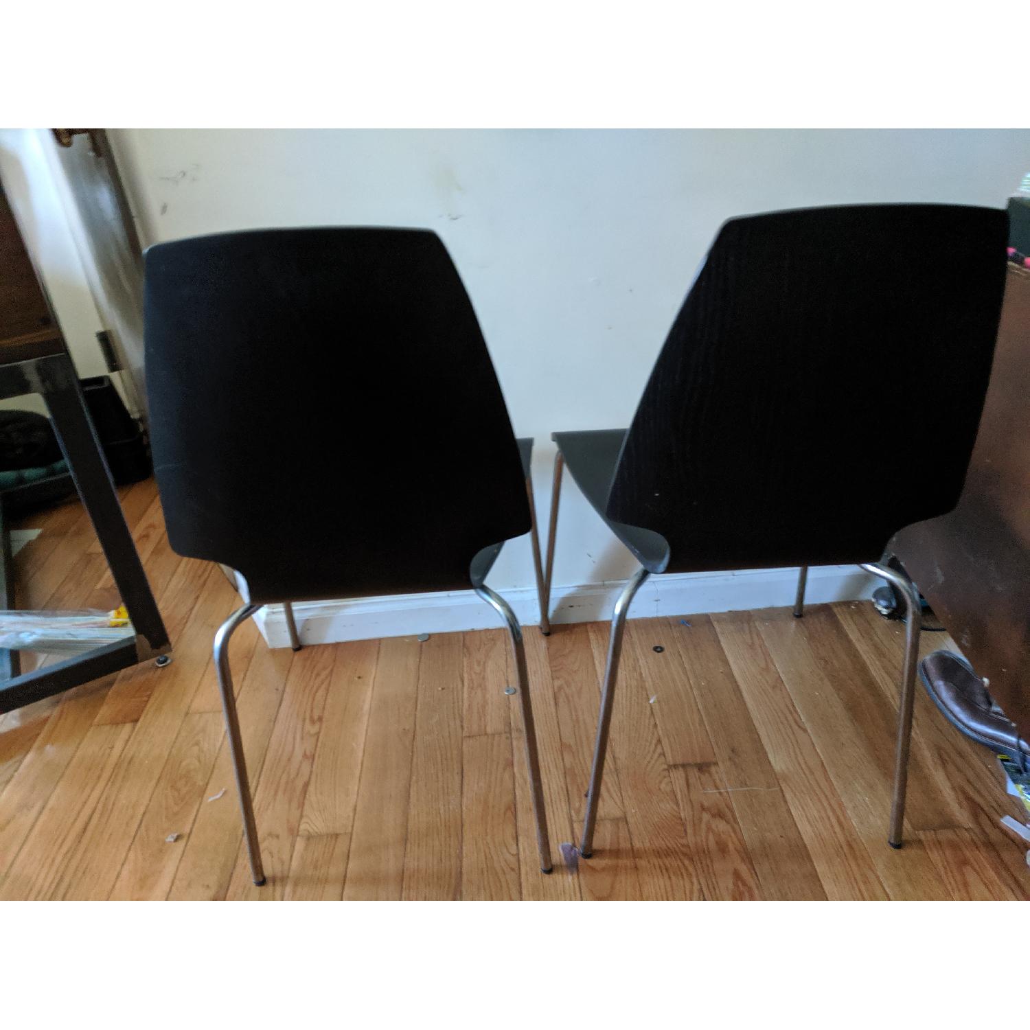 Ikea Black Stacking Chairs - image-5