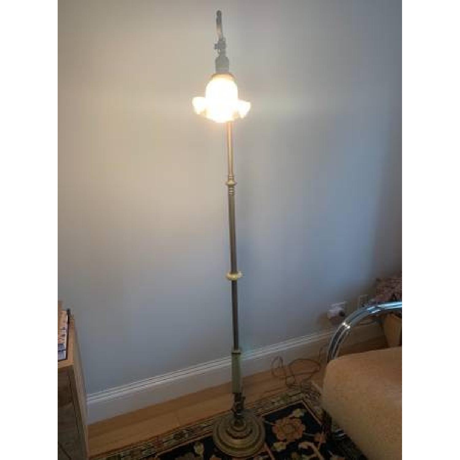 Vintage Floral Floor Lamp - image-1