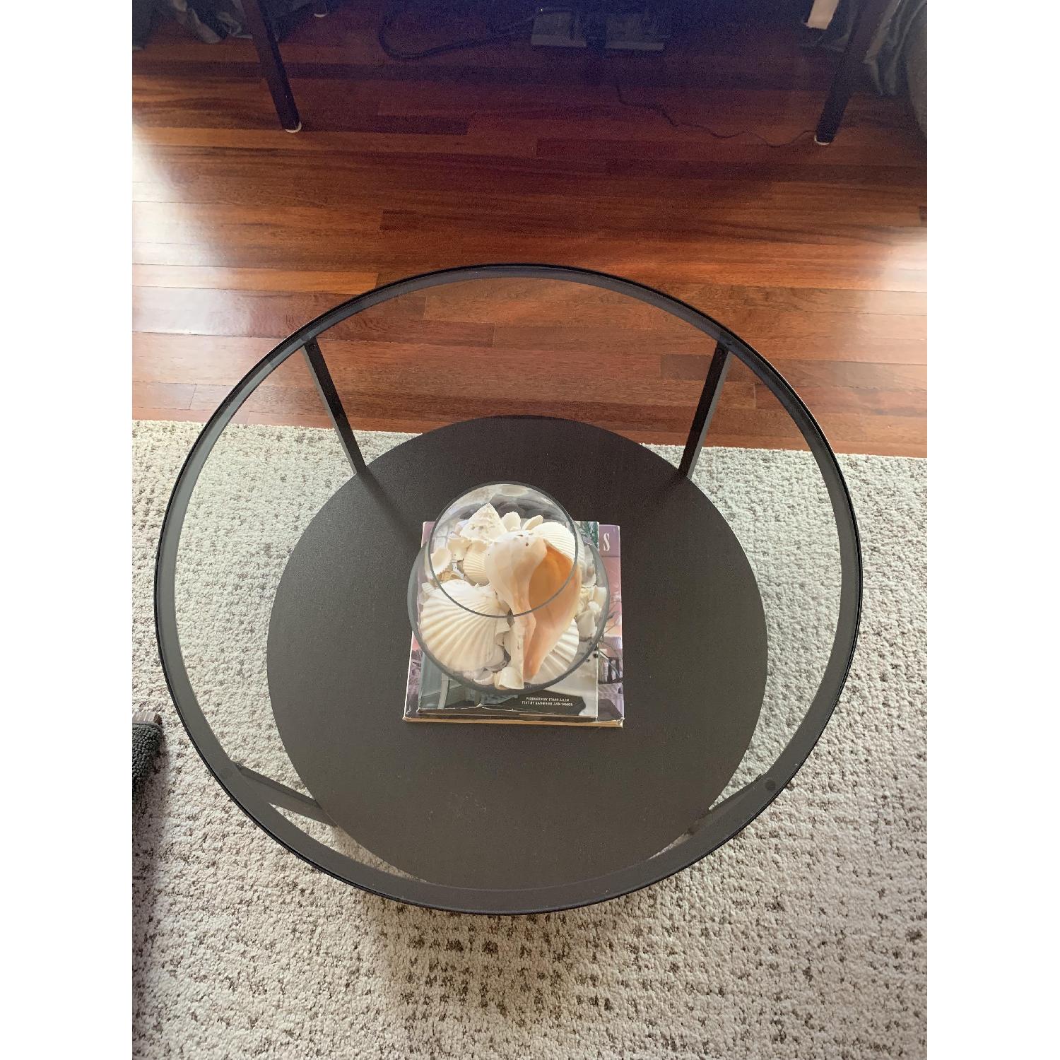 Ikea Vittsjo Round Coffee Table AptDeco
