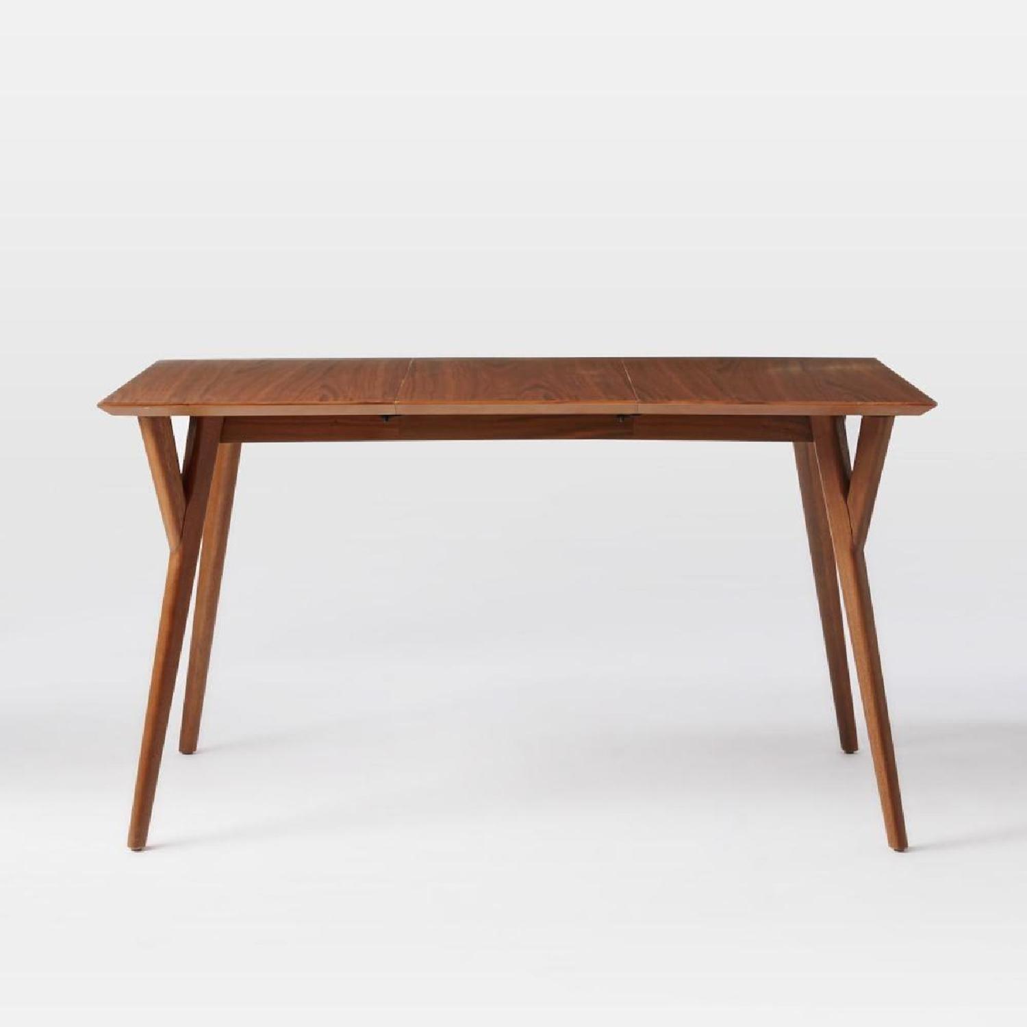 West Elm Mid-century Modern Expandable Dining Table - image-4