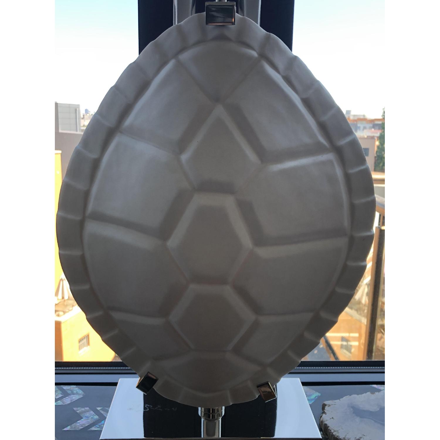 Jonathan Adler Modern White Ceramic Turtle Lamp - image-2