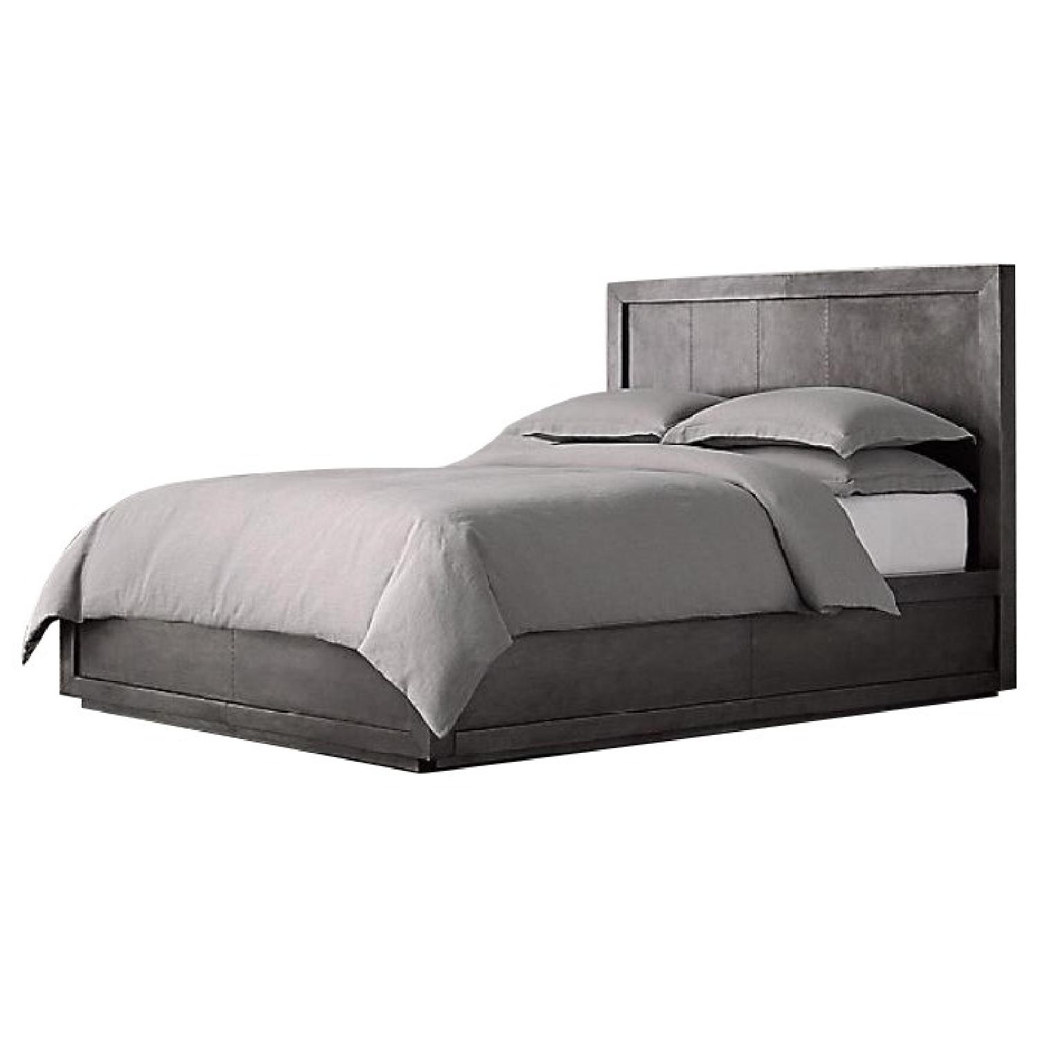 Restoration Hardware La Salle Metal Wood Headboard AptDeco