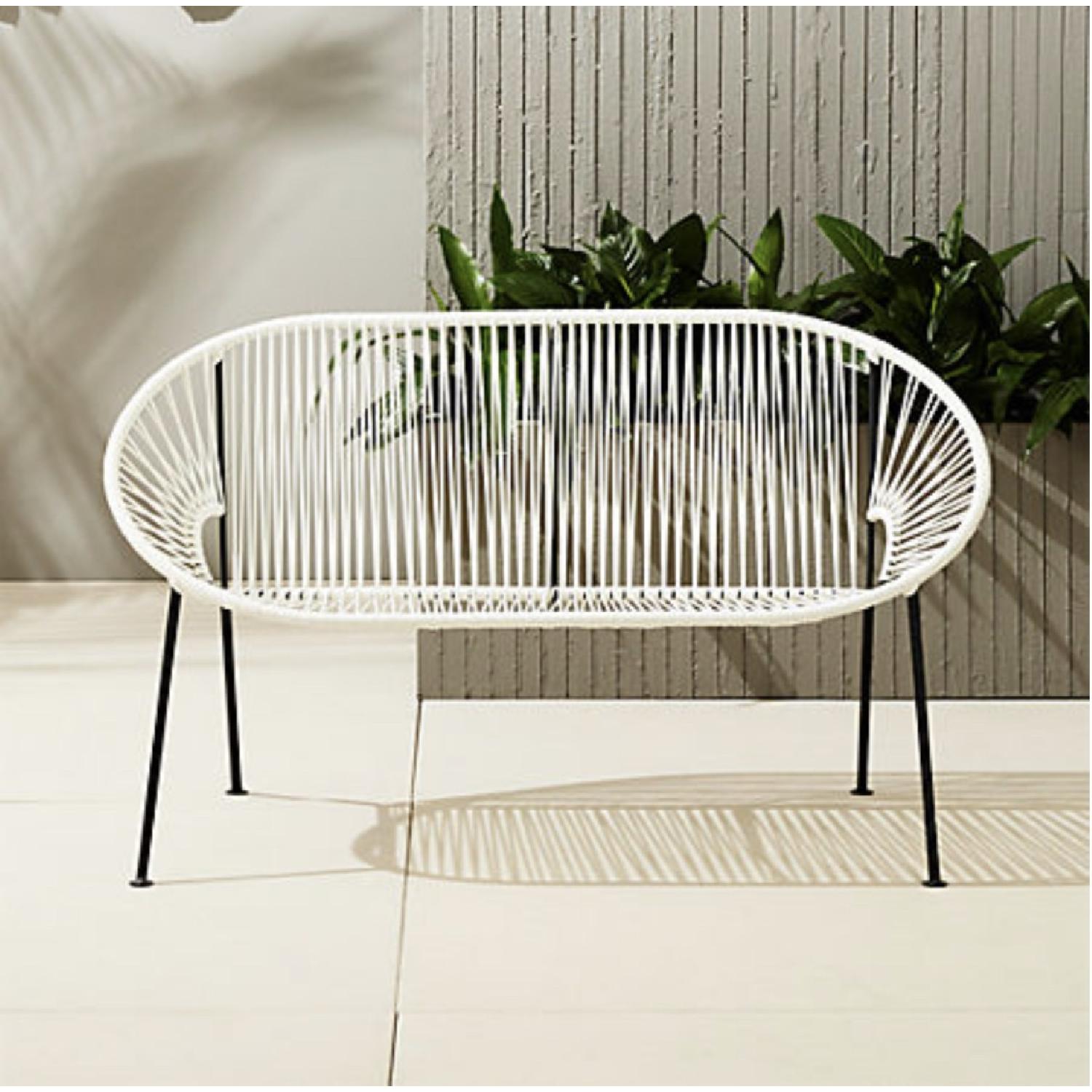 CB2 Ixtapa Outdoor Loveseat - image-1